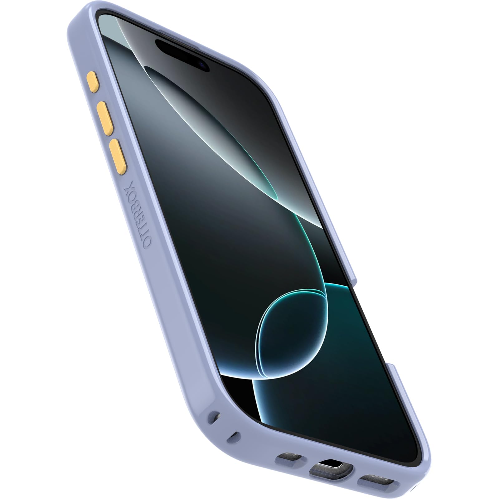 Otterbox Iphone 16 Pro Symmetry Series Clear Case   Floral Purple