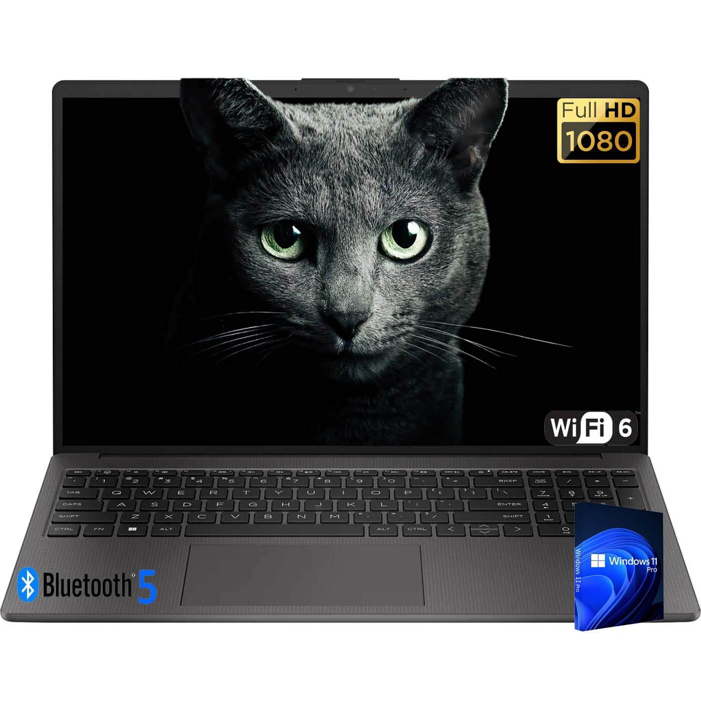 HP Laptop | 15.6 FHD Display (1920x1080) | AMD Ryzen 3 7330U | Wi-Fi 6 Bluetooth 5.3 | Long Battery Life | Ethernet Port | Windo