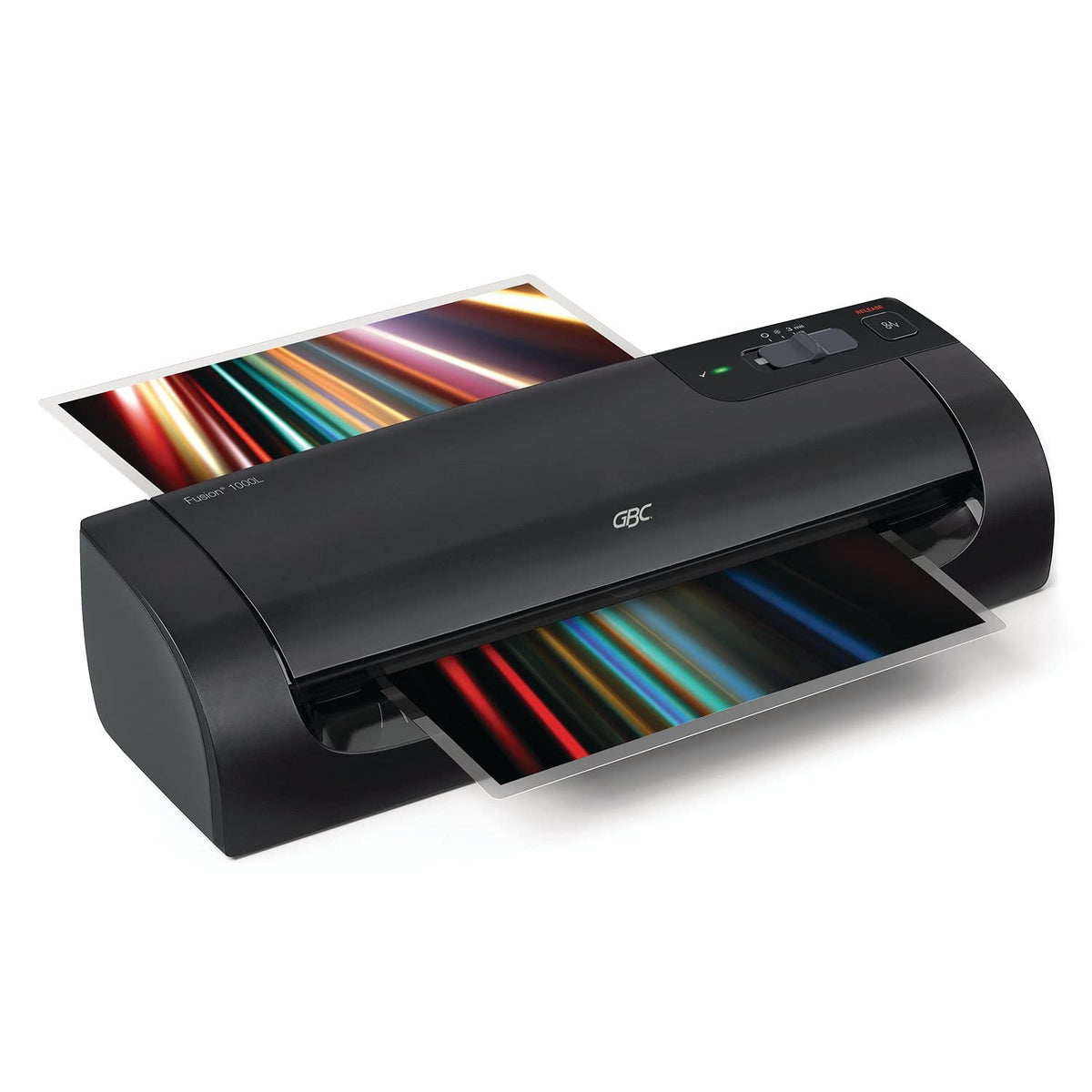 Gbc Thermal Laminator Machine, Fusion 1100L, 9 Inch, 4 Min Warm Up, 3 Or 5 Mil, With 10 Ezuse Laminating Pouches For Home, Offic