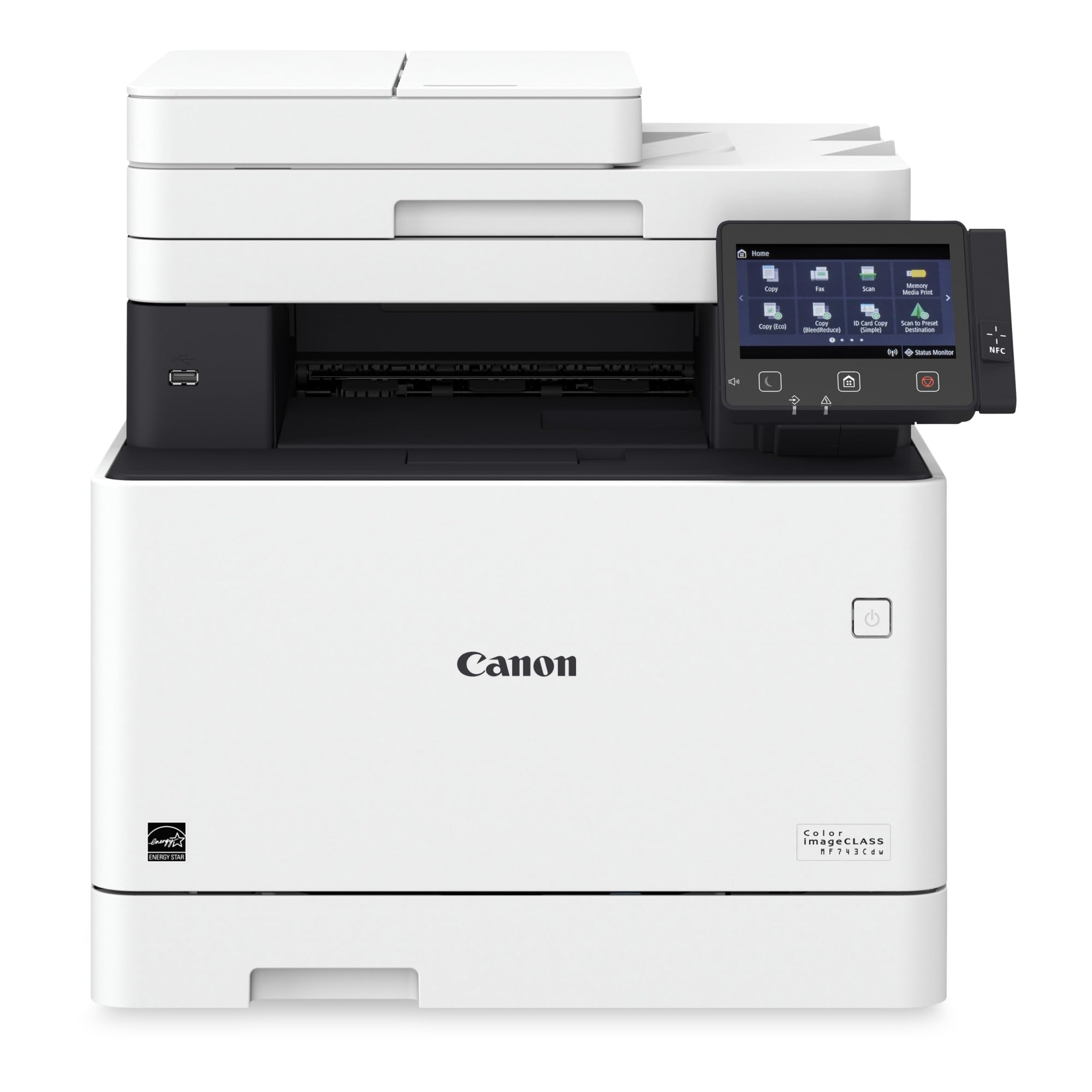 Color Imageclass Mf743Cdw   All In One, Wireless, Mobile Ready, Duplex Laser Printer With Nfc (Near Field Communication) And 3 Y