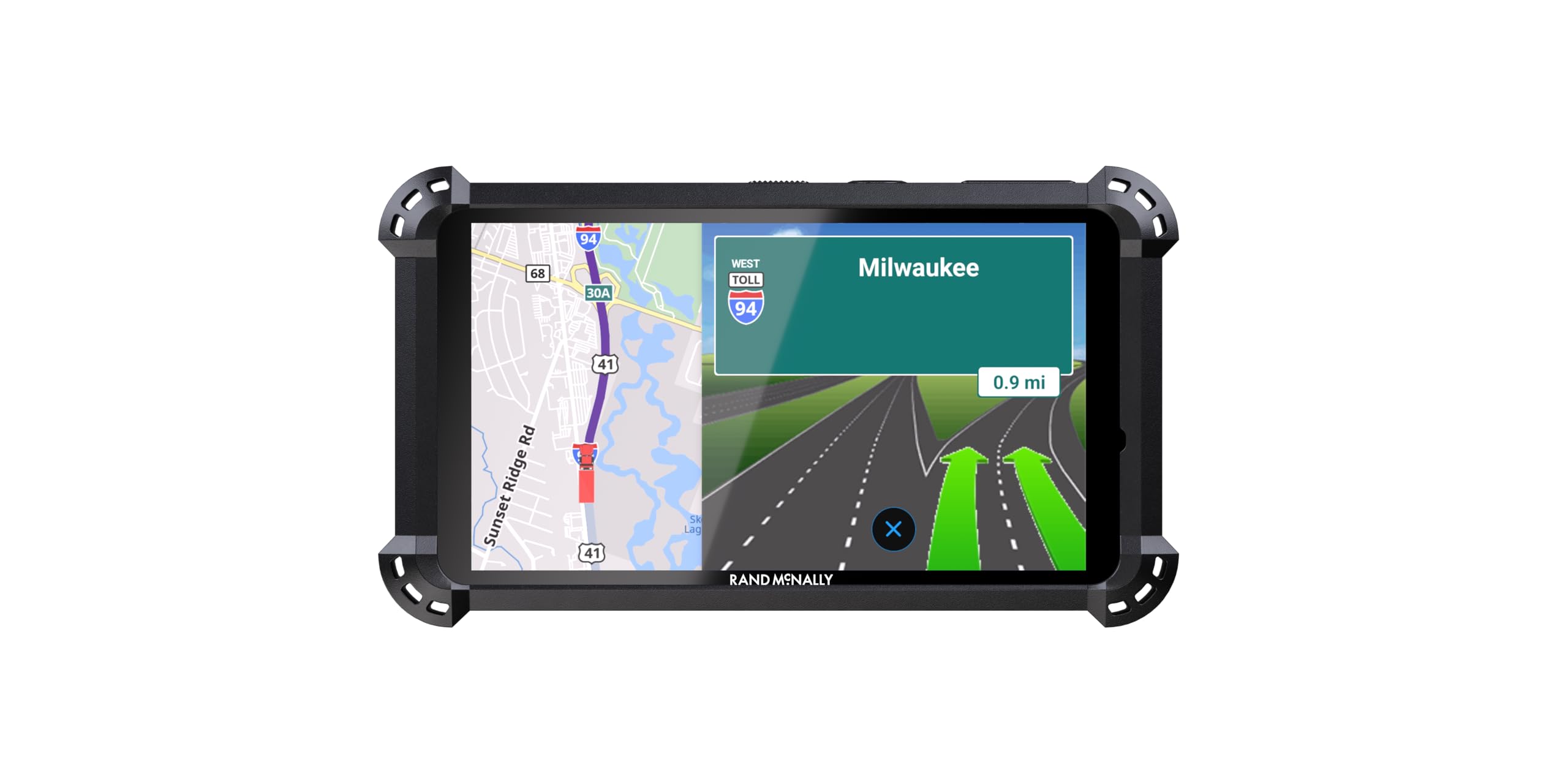 Rand Mcnally Truck Gps For Truckers With Navigation System, Speed Camera Alerts & Live Traffic Weather And Fuel Updates   Essent