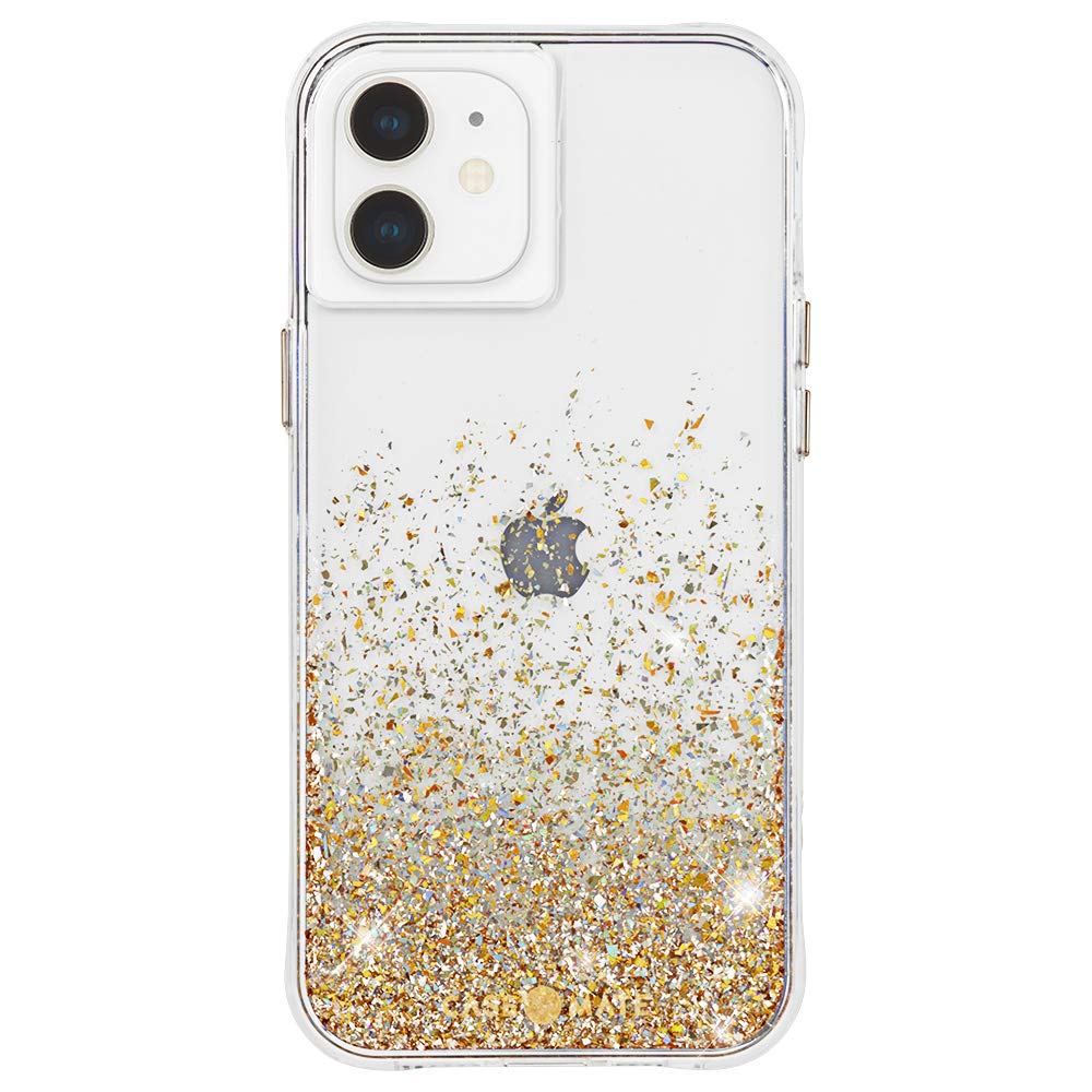 Case Mate   Twinkle Ombre   Case For Iphone 12 Mini (5G)   10 Ft Drop Protection   5.4 Inch   Gold