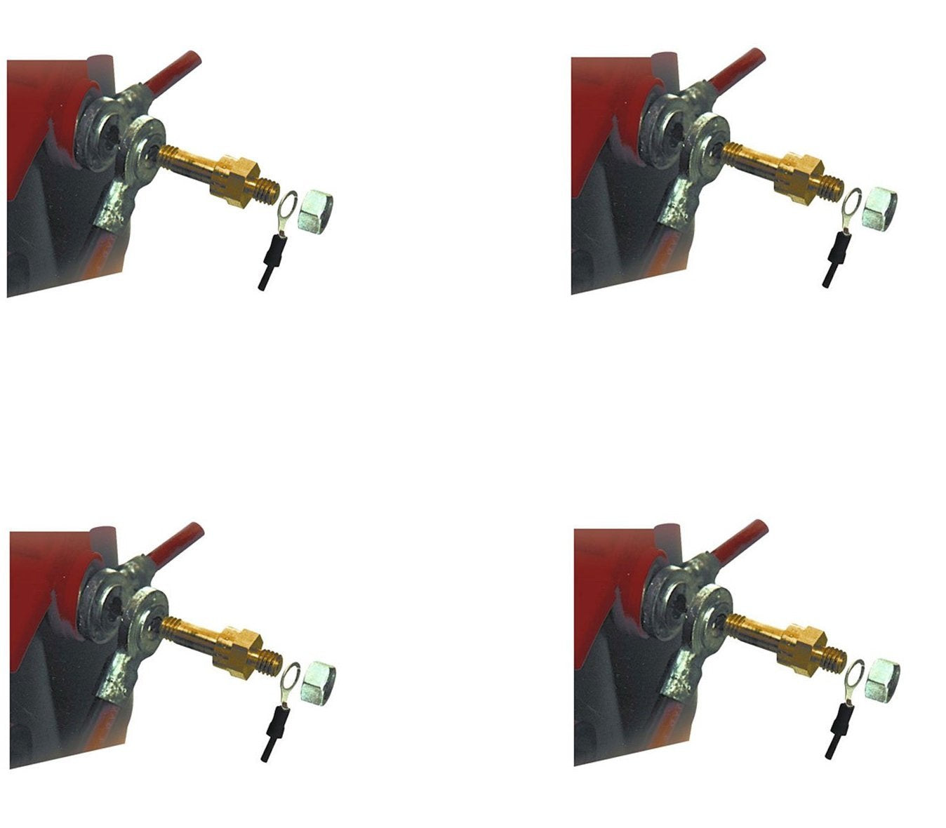 Wirthco 30500 Battery Doctor Double Cable Side Mount Terminal Battery Bolt (4)