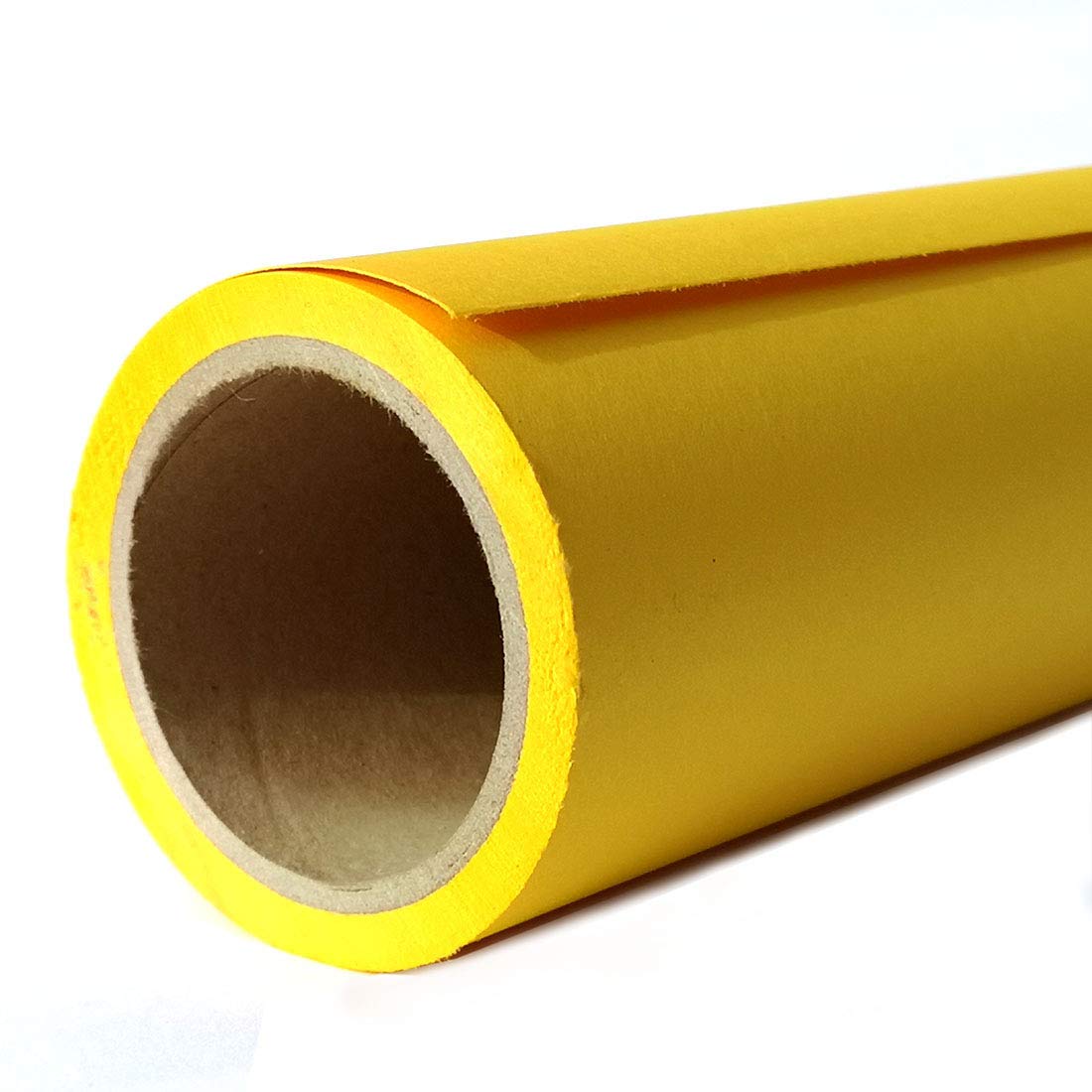 Yizhily Seamless Photography Photo Backdrop Background Paper Roll For Photoshoot 53 Inches Wide X 16 Feet Long, Forsythia Yellow