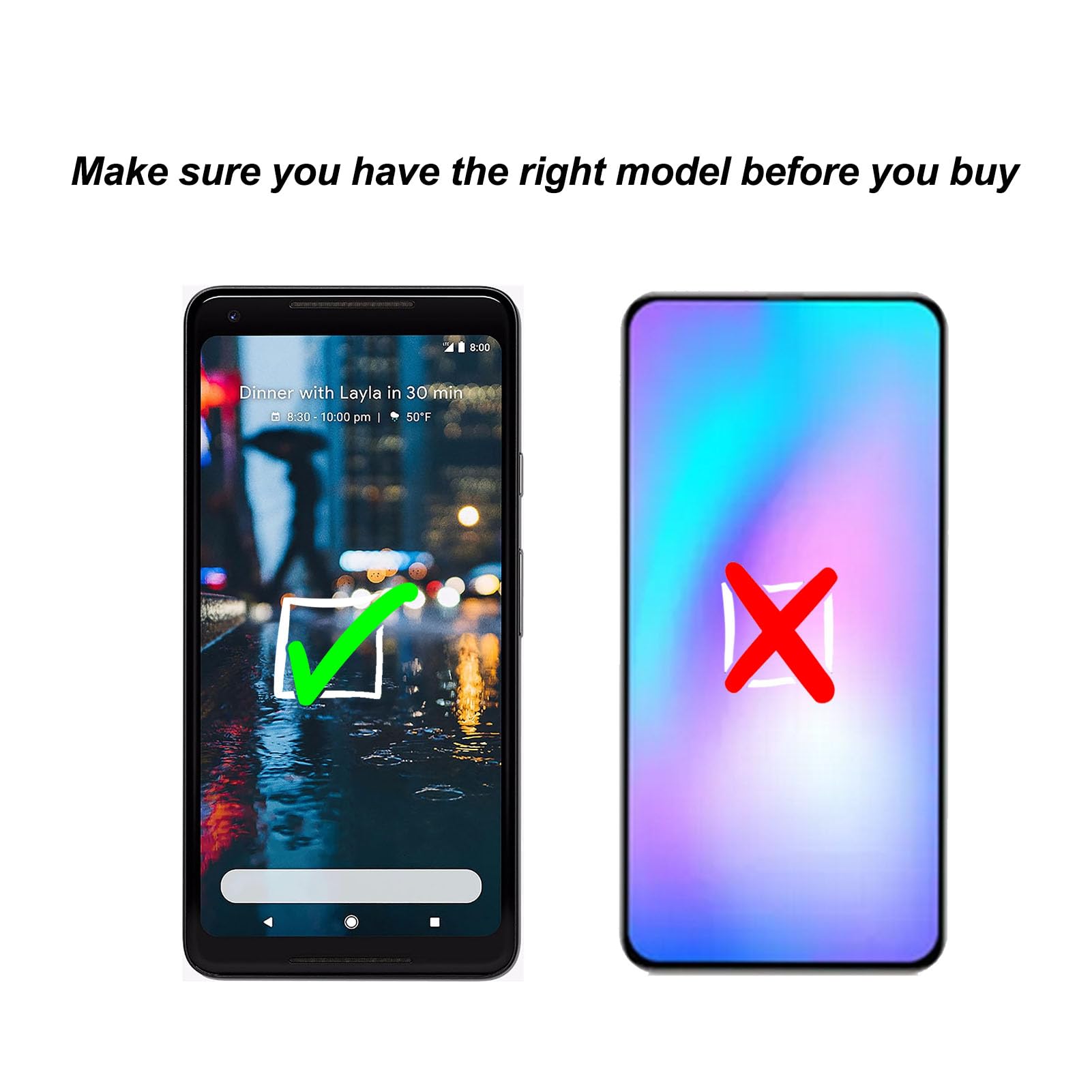 6.0 Inch Amoled Oled Display Screen Replacement For Pixel 2Xl 2 Xl G011C, Screen Replacement Kit For Pixel 2 Xl, Amoled Lcd Disp