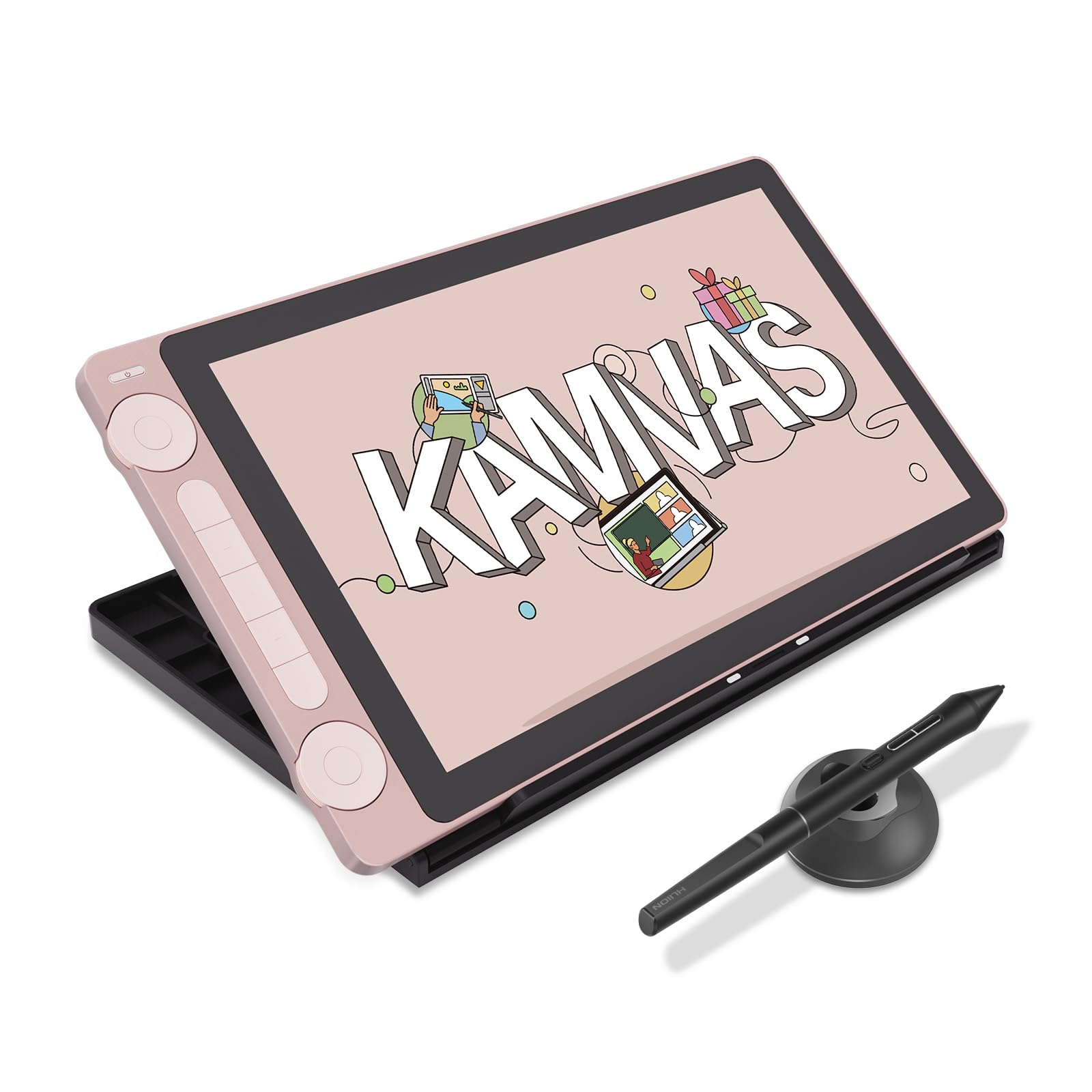 HUION Kamvas 13 (Gen 3) Drawing Tablet with Screen, 13.3 Full-Laminated Art Tablet with Anti-Sparkle Canvas Glass 2.0, 99% sRGB,