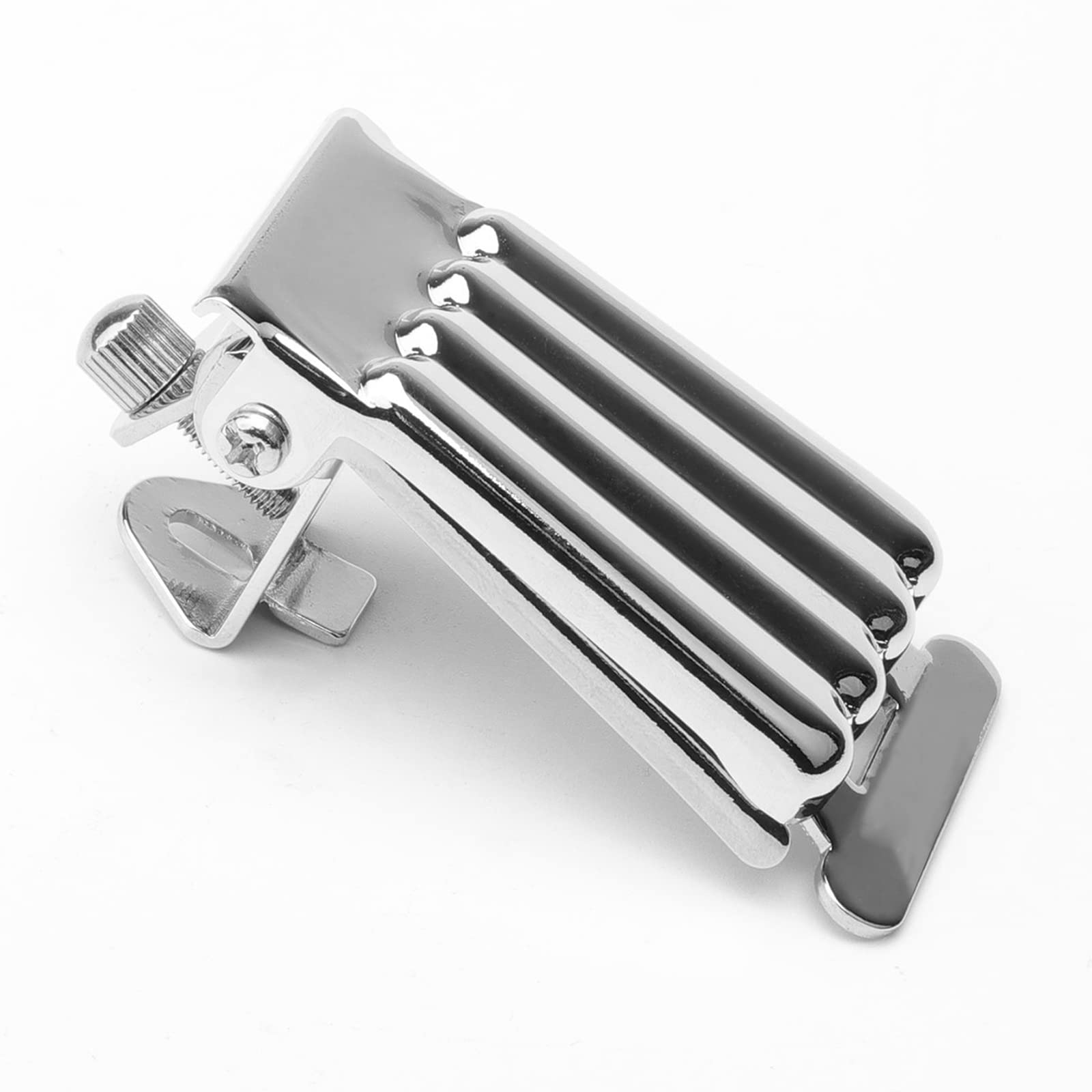 Nickel Chrome Plated Bridge Tailpiece Clamshell Cover For 5 String Banjo
