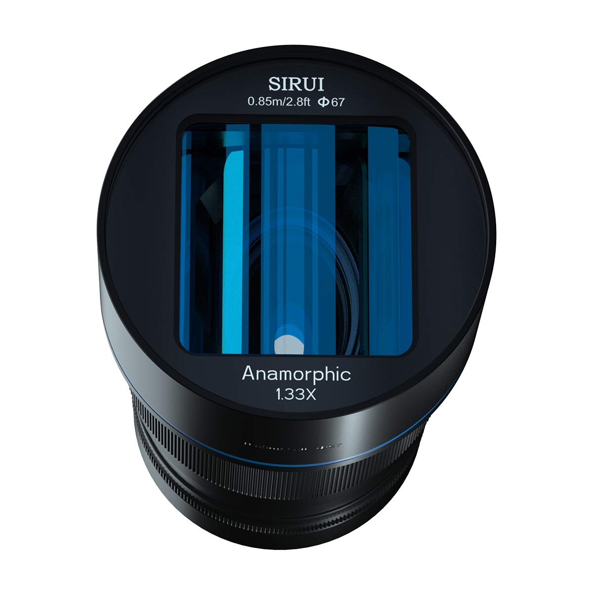 Sirui 50Mm F1.8 1.33X Aps C Anamorphic Lens For E Mount, Blue Flare