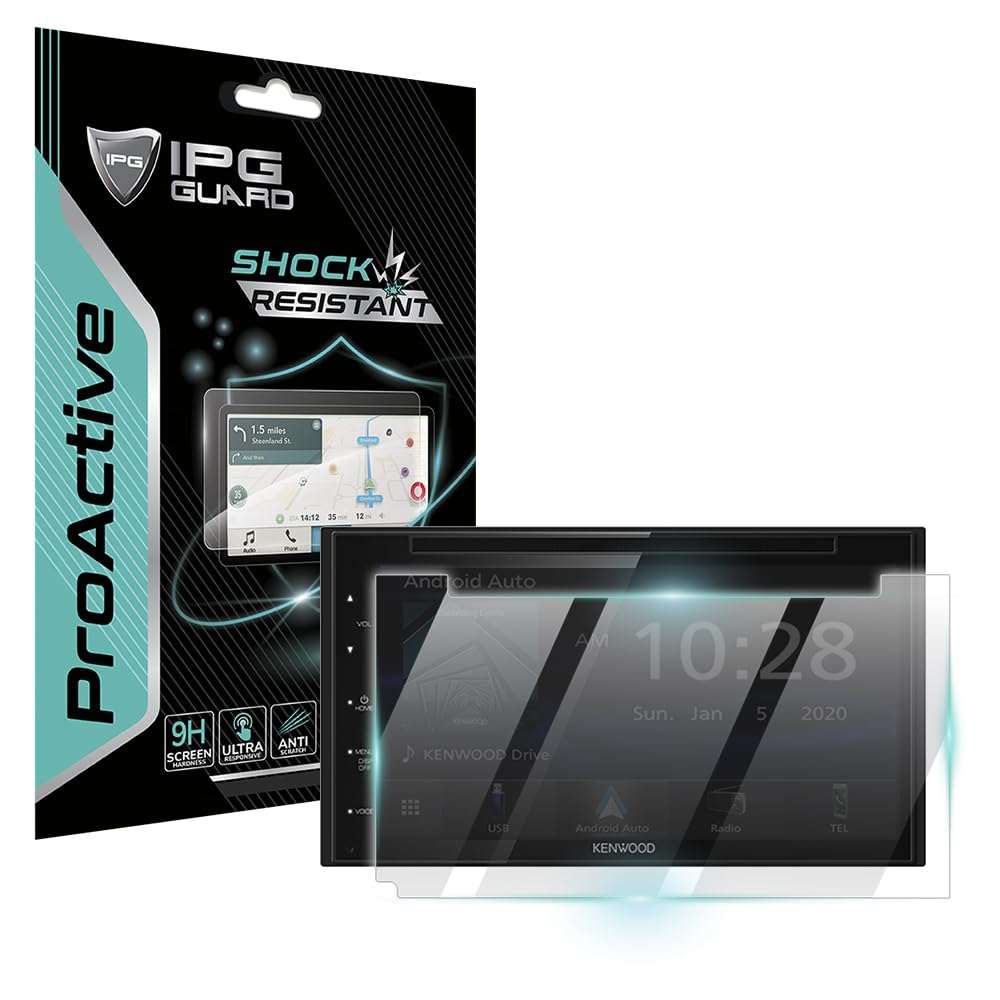 IPG ProActive Made for Kenwood DDX57S - DDX5707S 6.8 Inch Display 9H Hardness Screen Protector Nano Ceramic Film Ultra Responsiv
