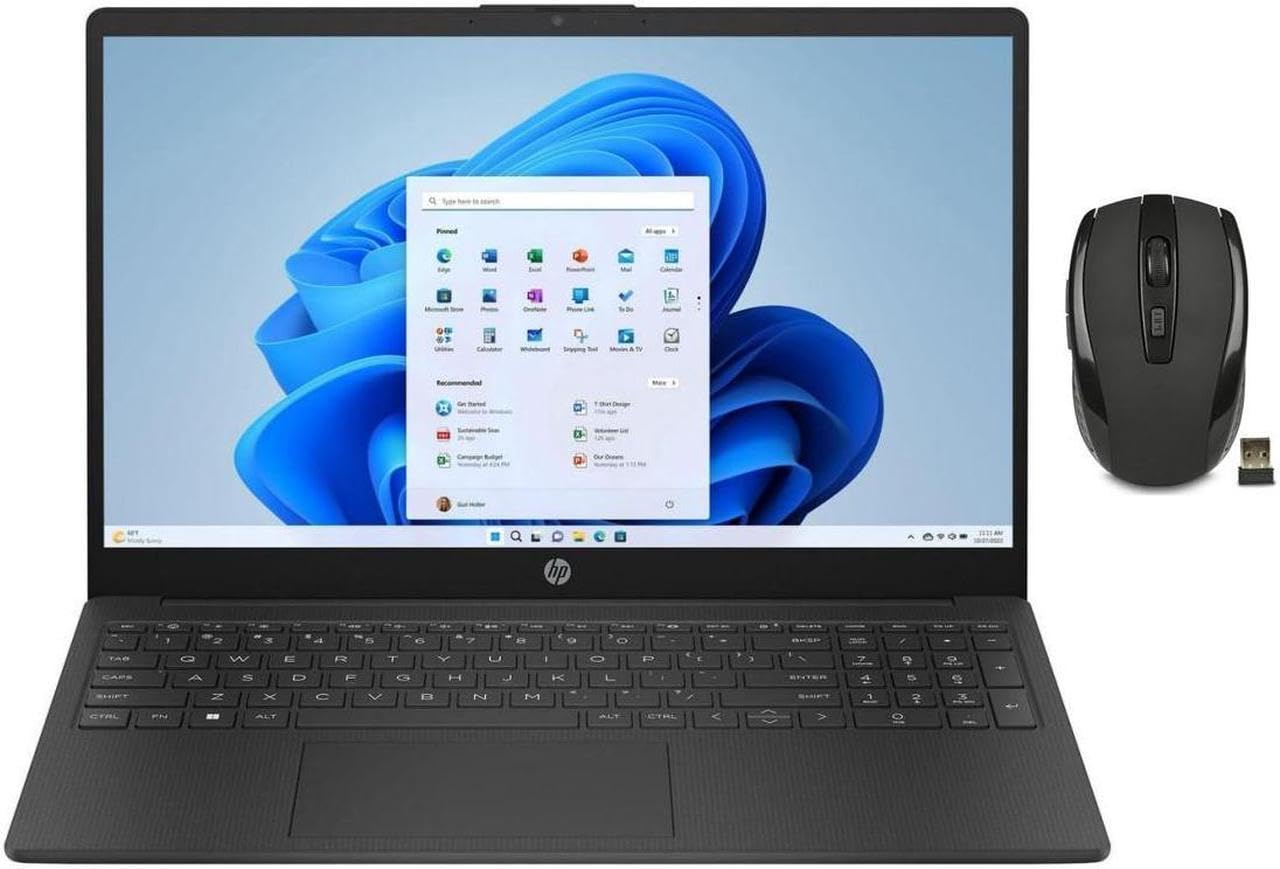 Hp 15.6'' Hd Display Laptop | Intel Processor N200 | Intel Uhd Graphics | Microsoft 365 Included | Black| 4Gb Ram | 128Gb Ssd | 