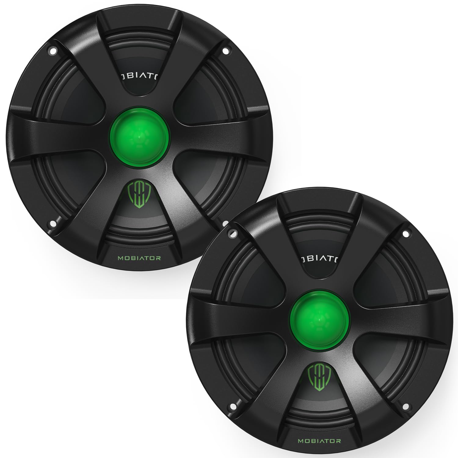 mobiator Midrange Loudspeakers MB-M654 6.5 600W Max, 4 Ohms High Efficiency Car Audio Door Speakers for Car or Truck Stereo So