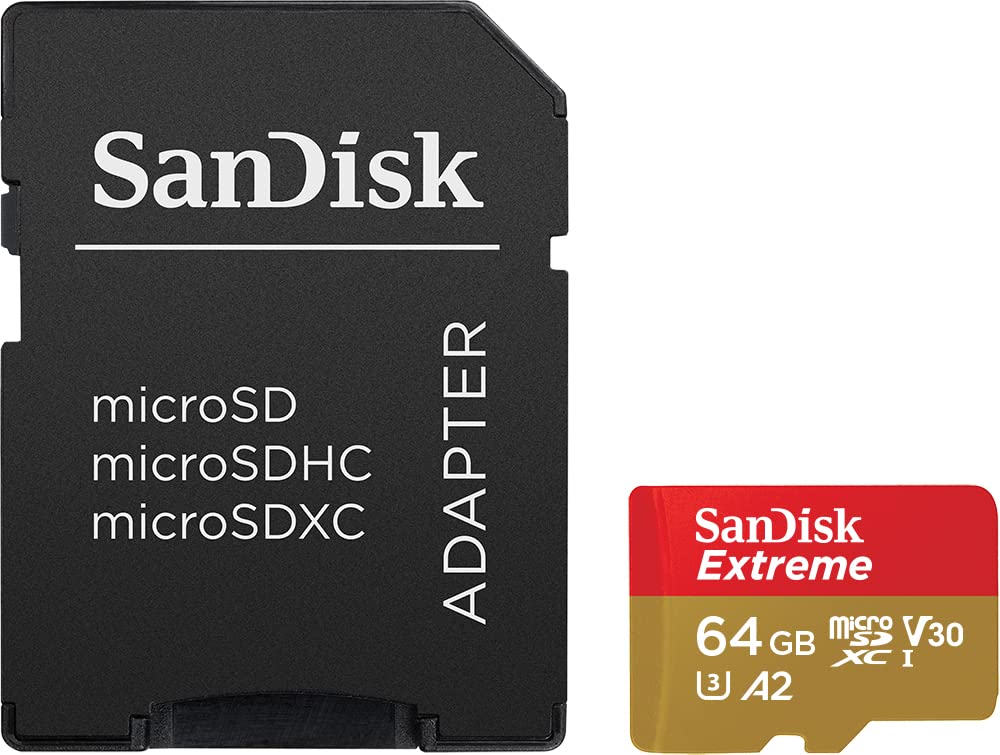 Sandisk Extreme 64 Gb Microsdxc Uhs I Class 10, W128273944 (Class 10)