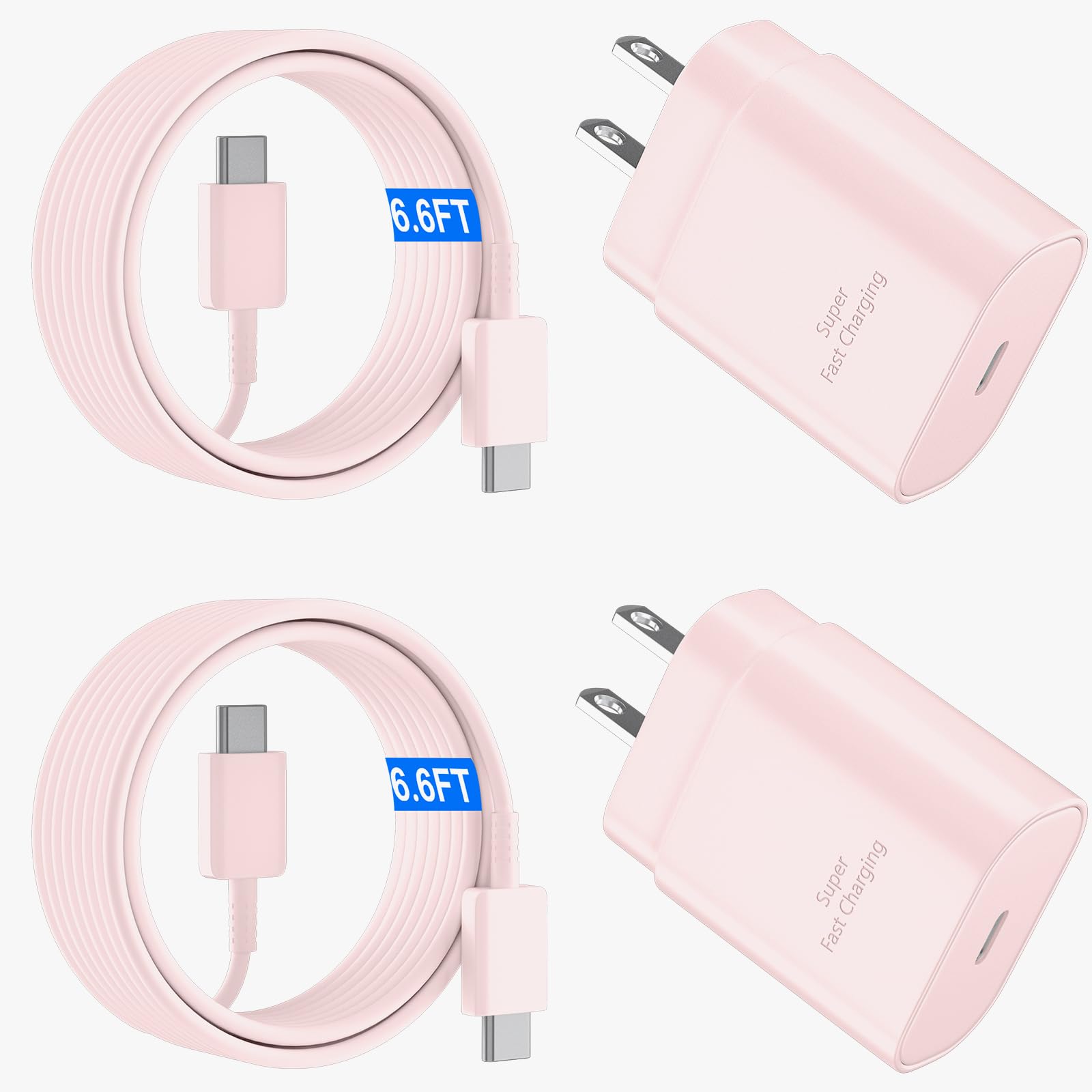 Usb C Fast Charger, 25W Samsung Charger Type C Super Fast Charging Android Phone Charger With 6.6 Ft Cable For Samsung Galaxy S2