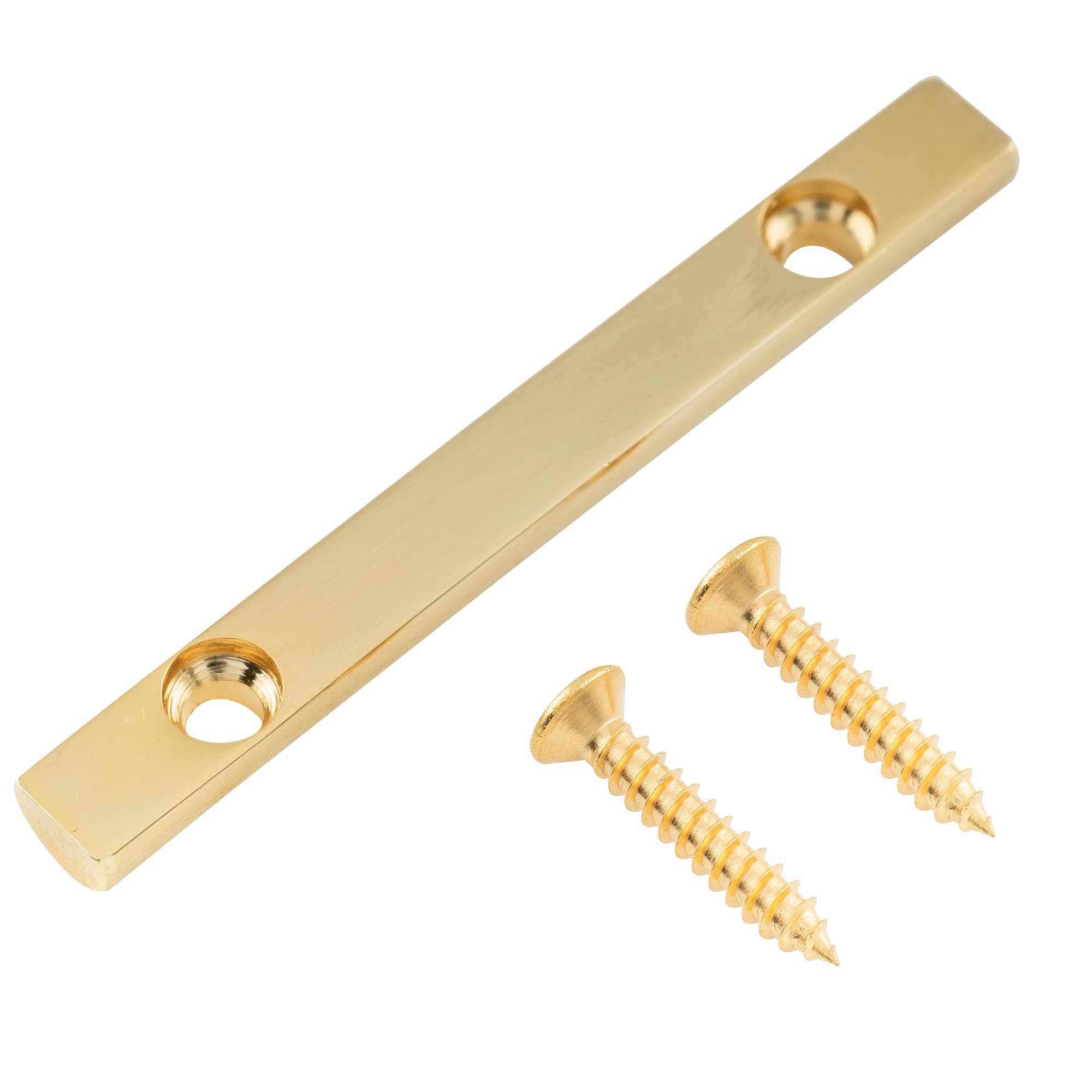 Musiclily Pro 48Mm Brass Guitar String Retainer Bar Trees Guides For Floyd Rose Double Locking Tremolo Bridge System, Gold