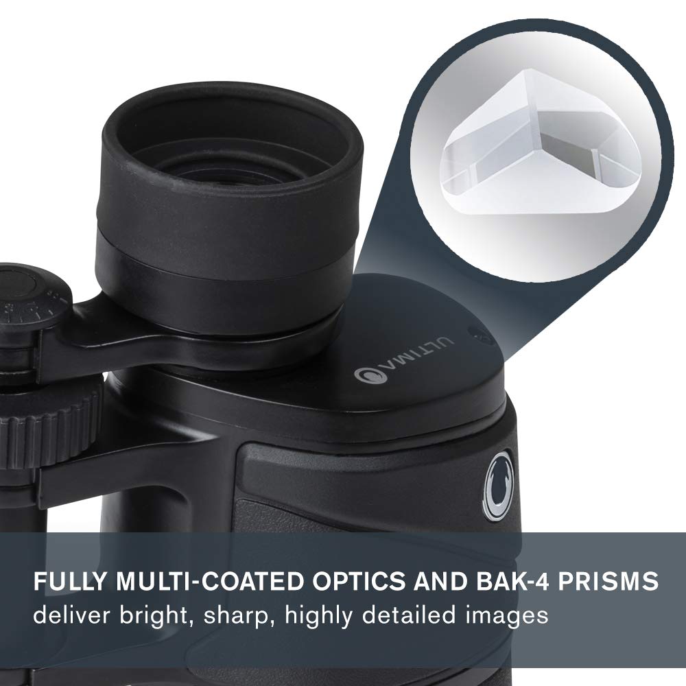 Celestron   Ultima 8X42 Binoculars   Waterproof & Fogproof   Porro Prism Binoculars For Adults   Fully Multi Coated Optics And B