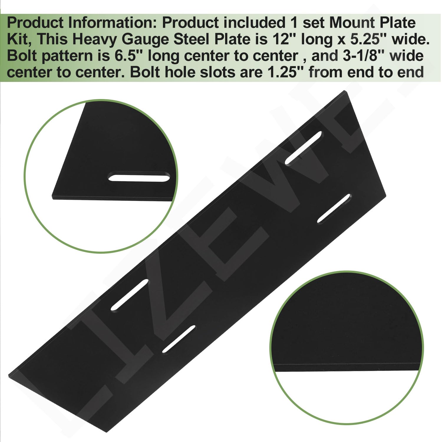 Engine Mount Plate Kit W/Bolts For Harbor Freight Predator Engine 212Cc 6.5Hp
