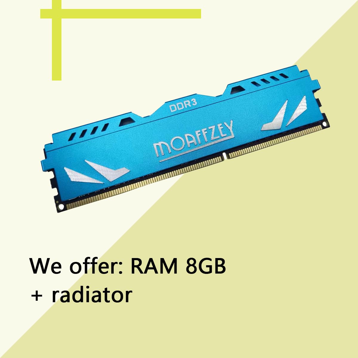 Moaffzey 1866Mhz Ddr3 Ram 8Gb(1 * 8Gb) 1.5V(Pc3 14900) Cl10 Udimm Pc Computer Desktop Memory Module Ram Upgrade Unbuffered Non E