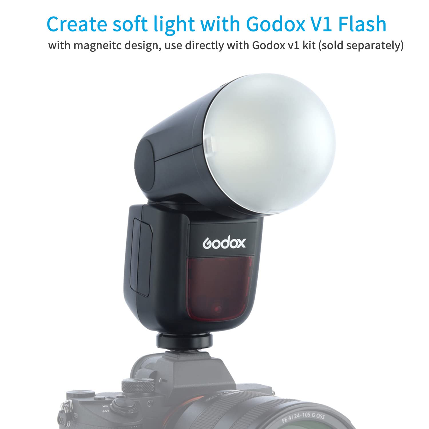 Godox Ak R11 Diffuser Dome For Godox V1 V1Pro Round Head Flash For Godox Ad100Pro / H200R