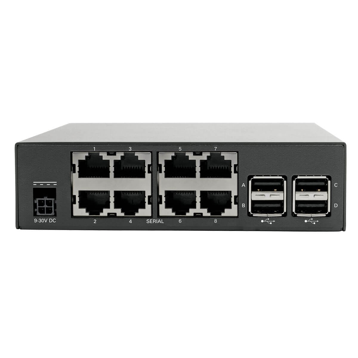 Tripp Lite 8 Port Console Server With Dual Gb Nic, 4Gb Flash & 4 Usb Ports (B093 008 2E4U)