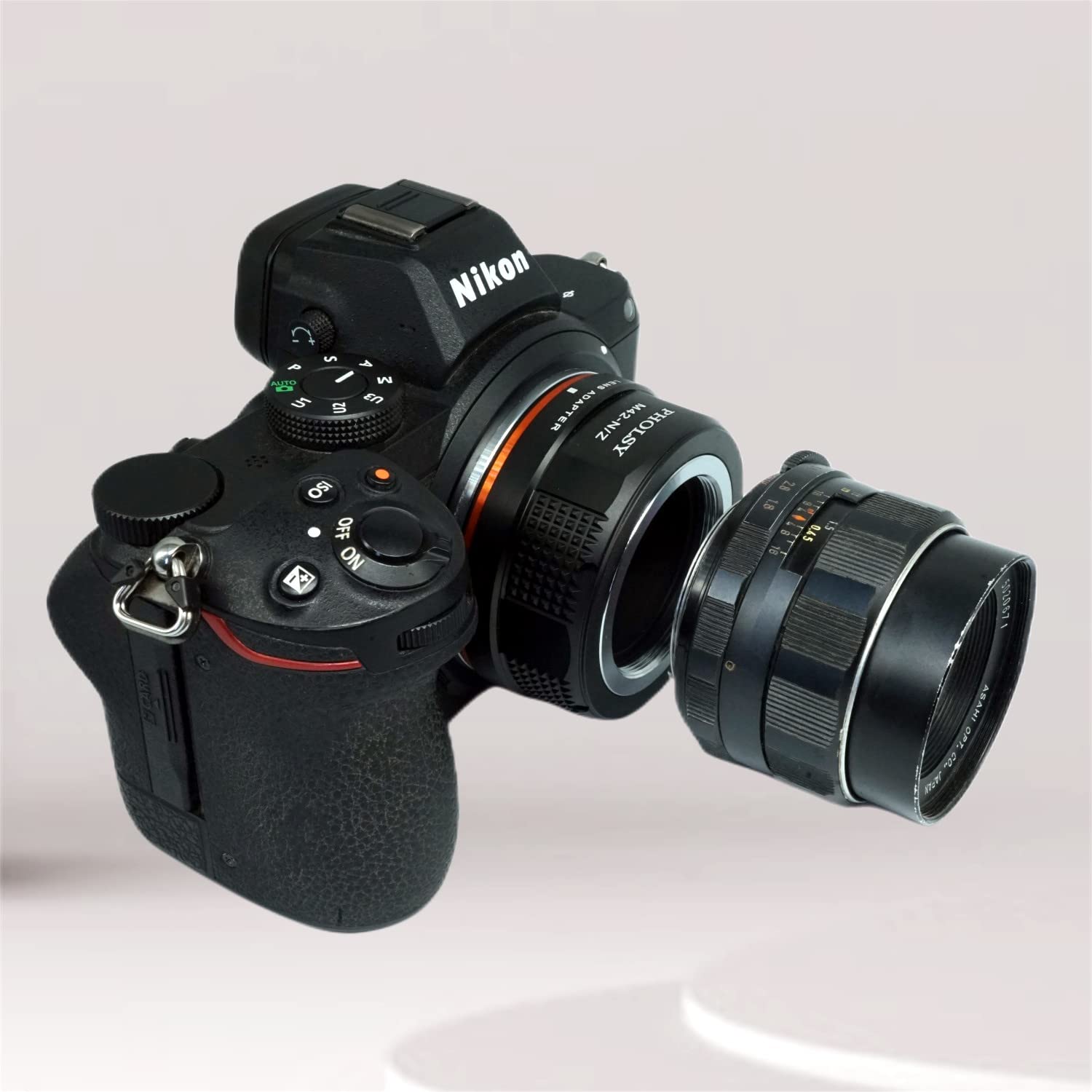 Pholsy M42 To Z Mount Adapter Compatible With M42 42Mm Screw Mount Lens To Nikon Z Mount Camera Body Compatible With Nikon Z Fc,