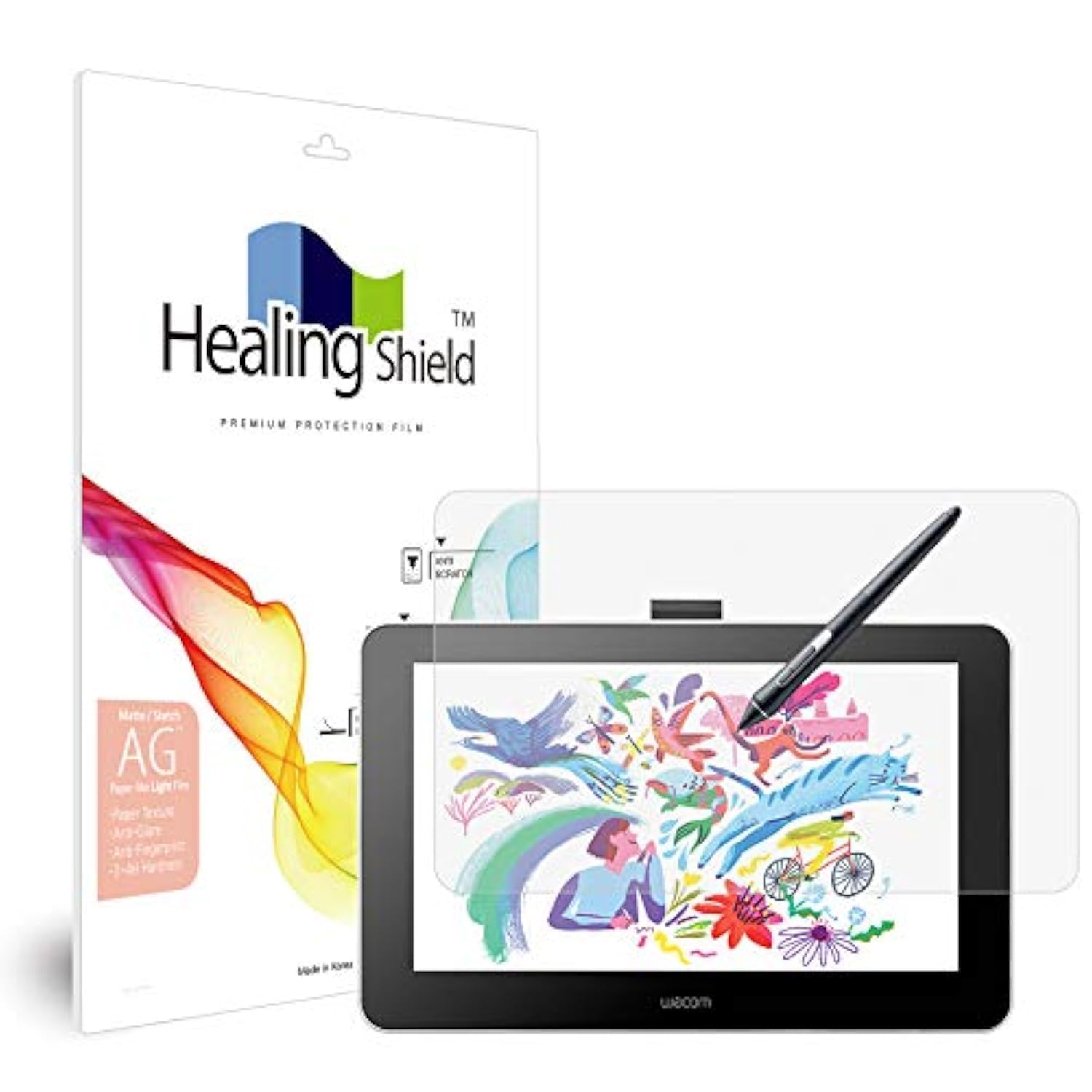 Screen Protector for Wacom ONE DTC133W0A, Healing Shield Anti Glare Paper Texture Feeling Matte Screen Protector LCD Shield Guar