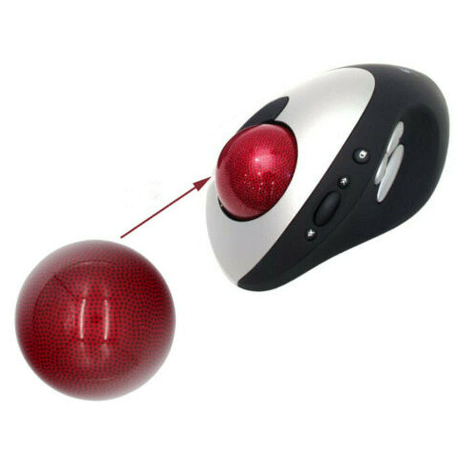 Xhsesa Trackball Mouse Replacement For Logitech Cordless Optical Trackman T Rb22 Mouse Repair Part