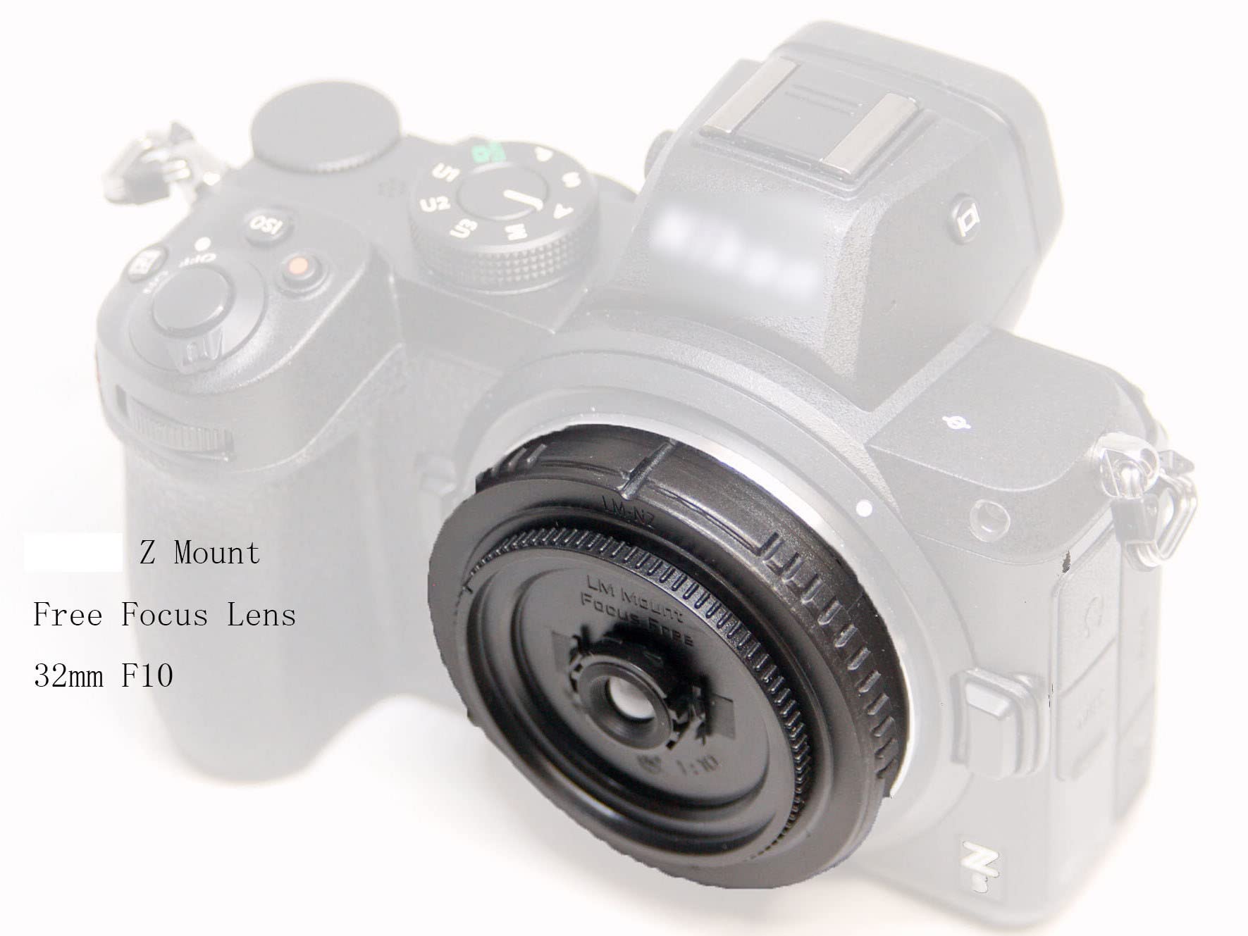 Z Mount Pancake Lens 32Mm F/10 Focus Free Lens Compatible With Z Mount Cameras(Z5,Z6,Z7,Z9,Zfc,Z30,Z50.)