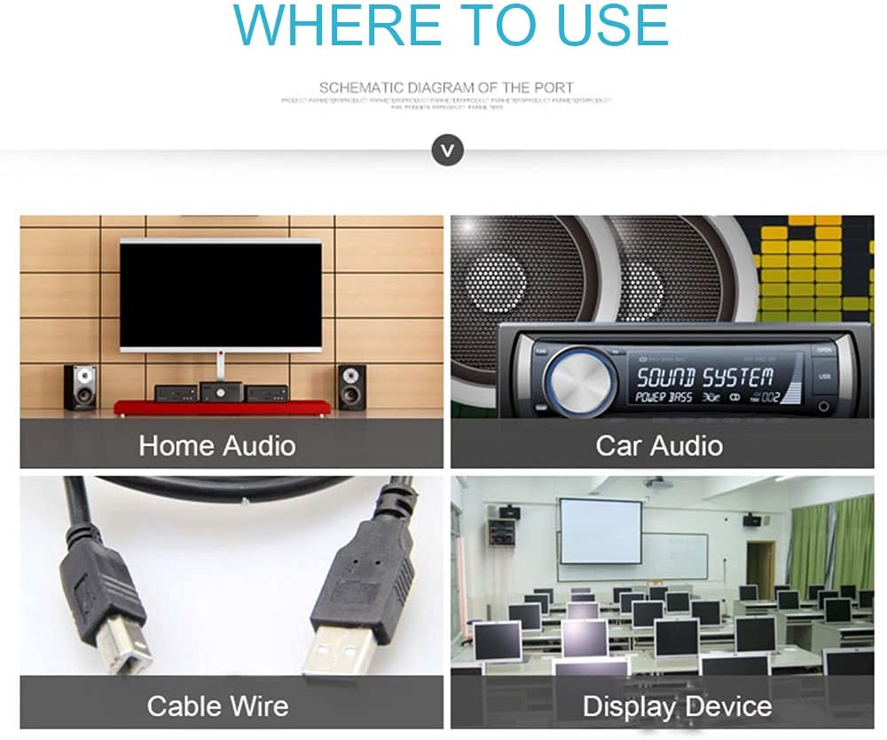 Topnisus [Pack Of 10] Clip On Ferrite Emi Cable Cores For Noise Suppressor Blocking Rf Interfere Emi Interfere Improve Signal In
