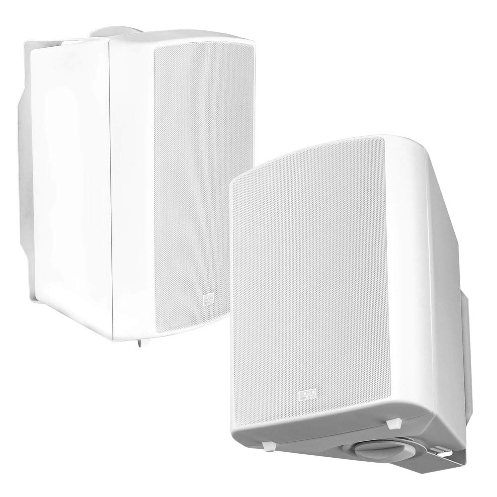 OSD 6.5' Outdoor Patio Speaker Pair 150W, 3 Way, IP54 Weather Resistant, White AP640