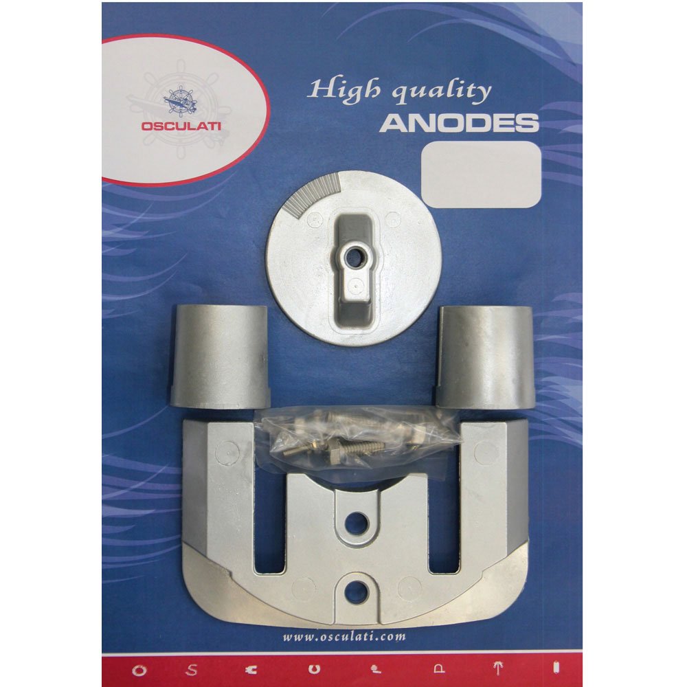 Tecnoseal Anode Kit W/Hardware - Mercury Bravo 2-3 - Zinc,WBAUVB00JSVIGO4