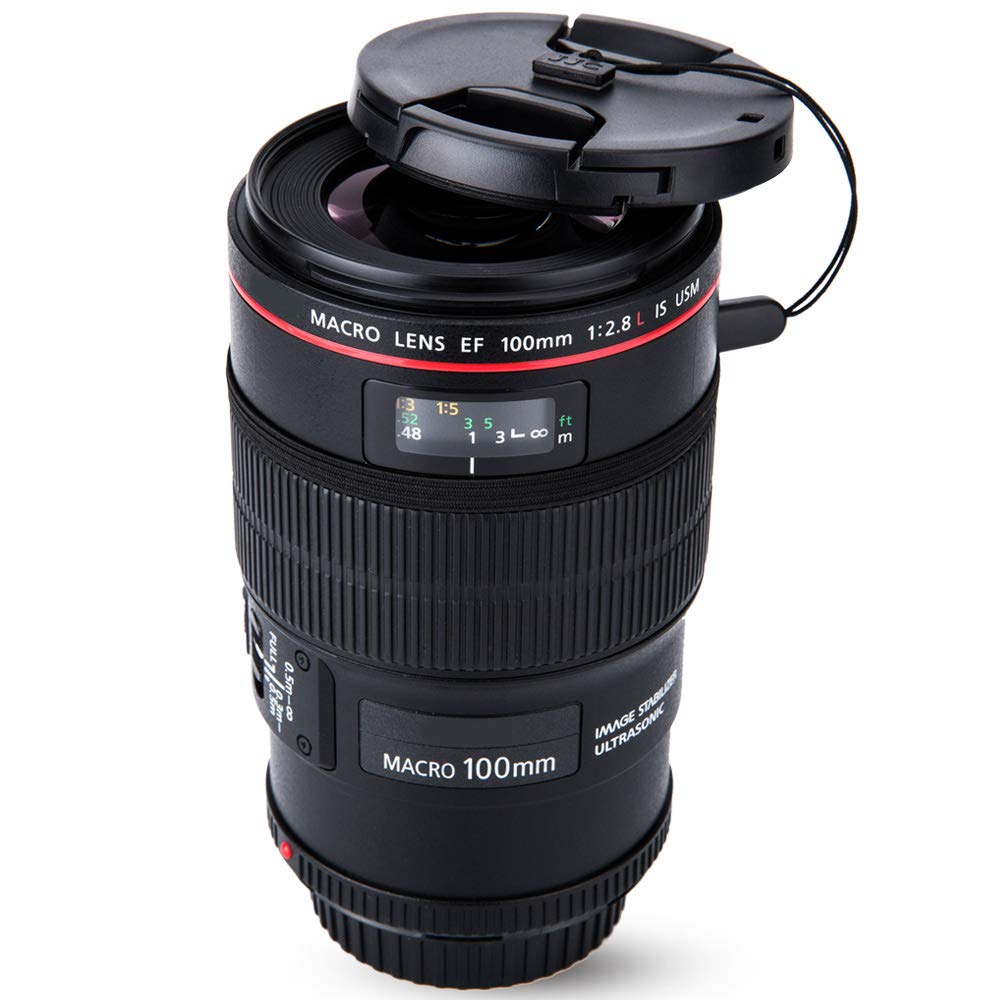 JJC 86mm Center Pinch Front Lens Cap Cover with Keeper 2-Pack