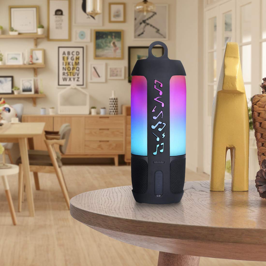 Linkidea Silicone Speaker Case Cover Compatible With Jbl Pulse 3 Wireless Ipx7 Waterproof Speaker, Protective Soft Skin Sleeve T