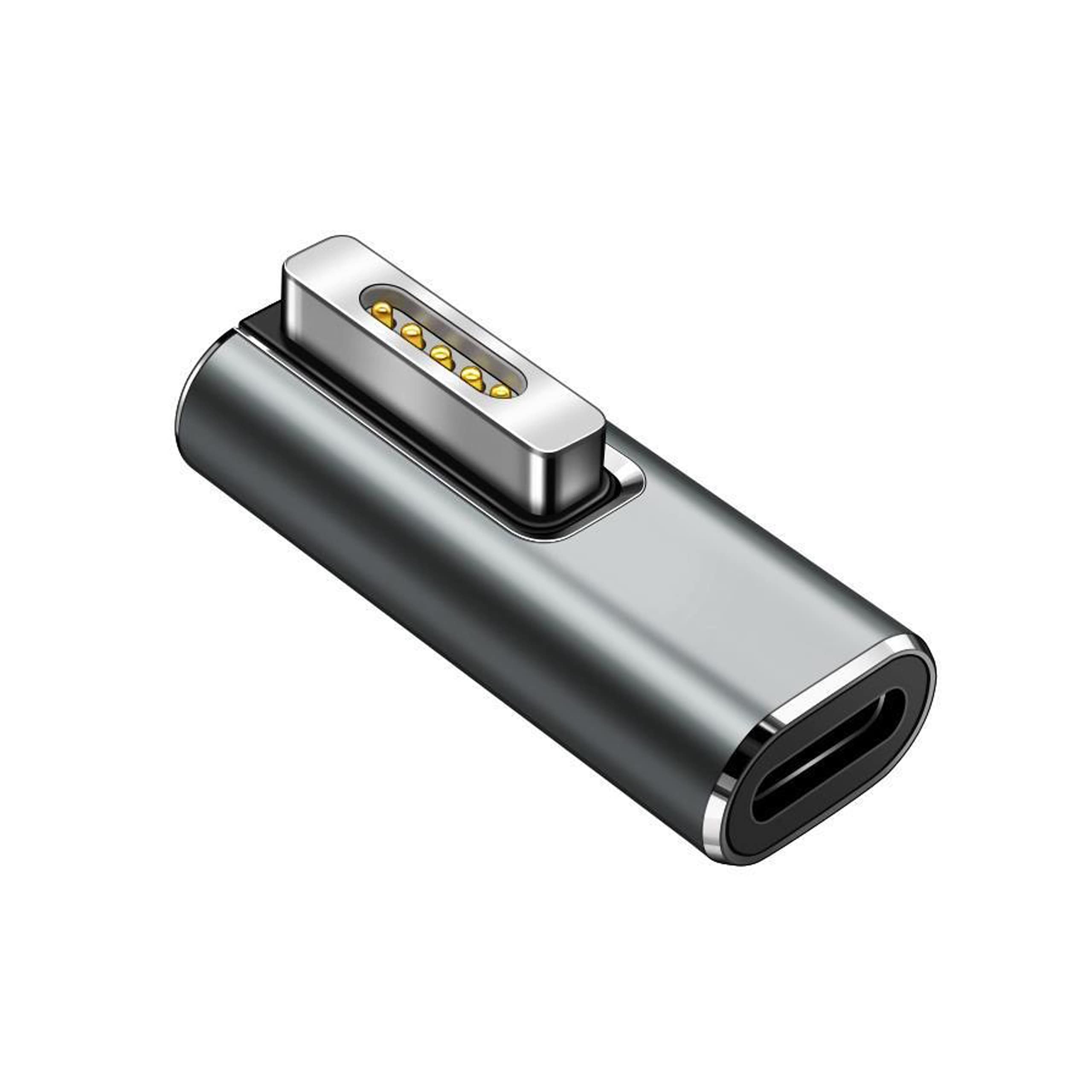 Fastelectric Magnetic Usb C Female To Mag Safe 2 T Tip Male Adapter 100W Pd Power Charger Type C Converter Connector Support For