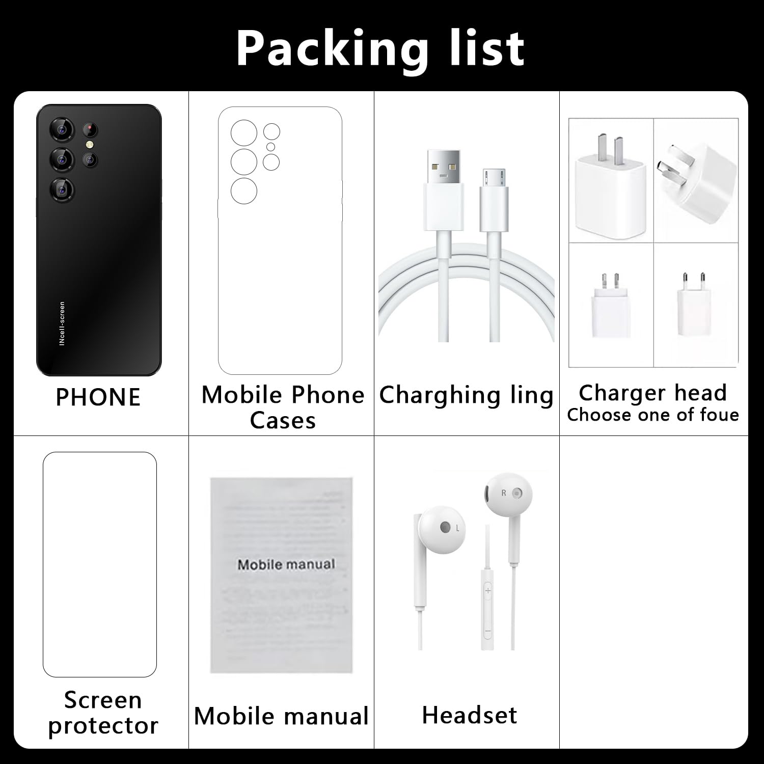 TryFirst 5.0 Dual SIM Mobile Phone, Purple, Quad Core, 16GB ROM (Expandable to 128GB), WiFi/Bluetooth/FM, Face Unlock