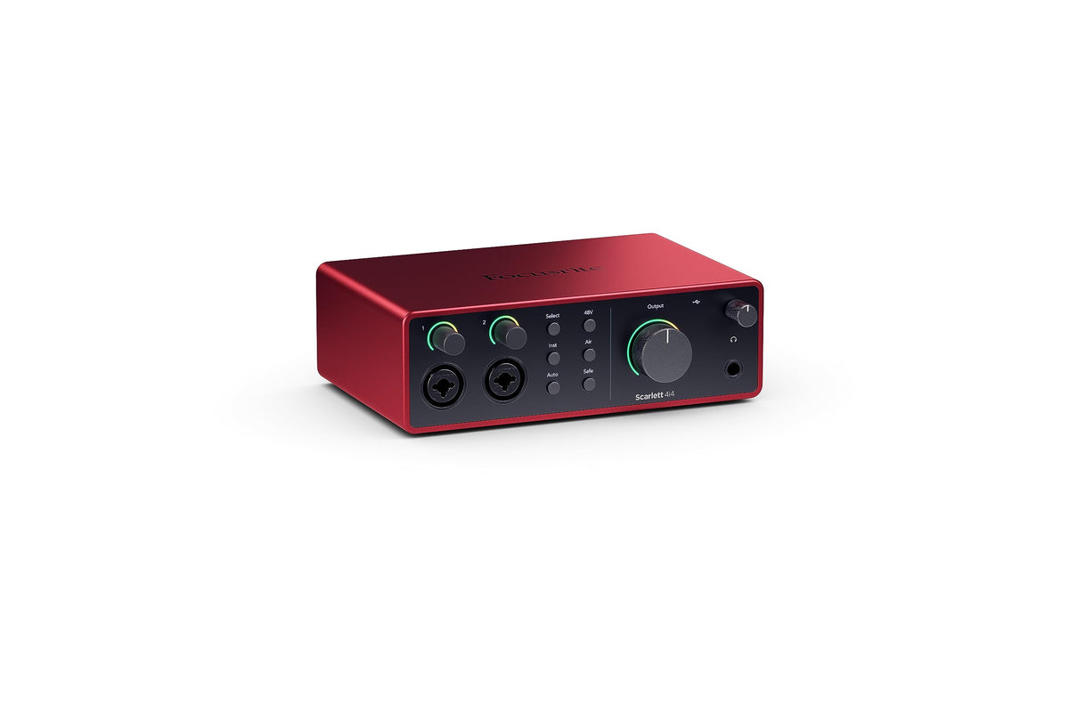 Focusrite Scarlett 4I4 4Th Gen Usb Audio Interface, For Musicians, Songwriters, Guitarists, Content Creators - High-Fidelity, St