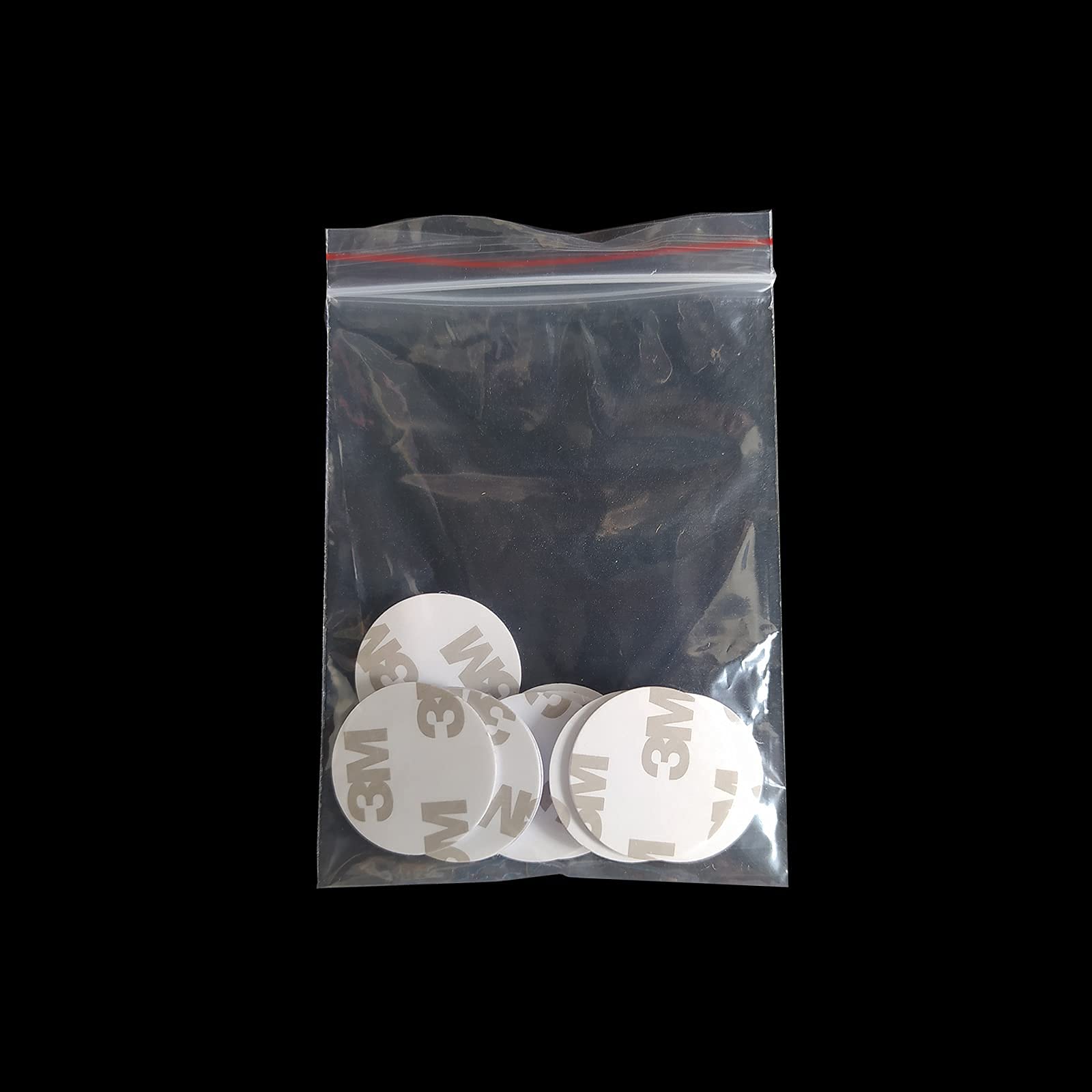 Hecere 125Khz Rfid Pvc Coin Card Sticker Tag Read Only Tk4100 Compatible With Em4100/Em4200(Pack Of 10)