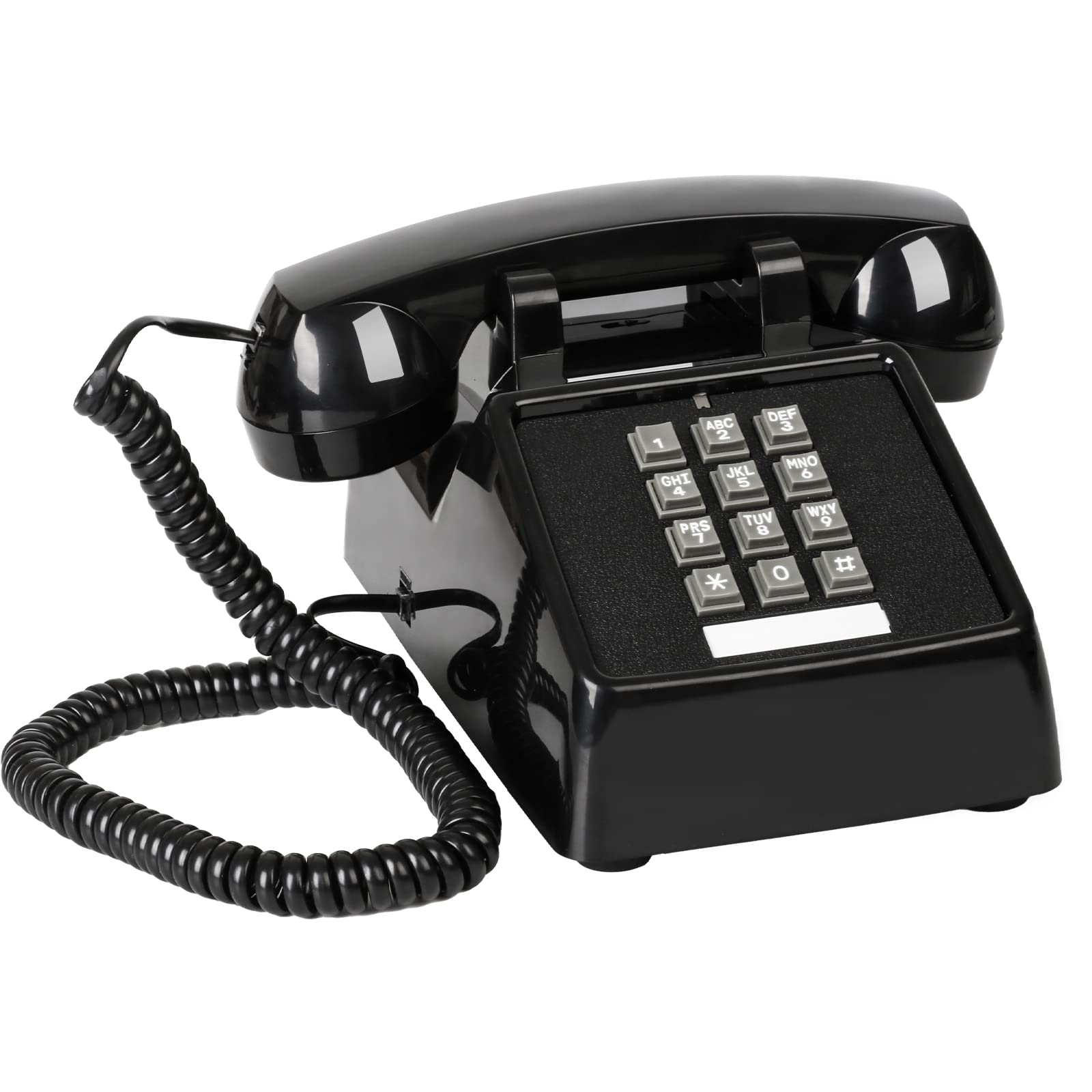 Sangyn Classic Vintage Cord Phones For Landline Old Telephone With Mechanical Ringer Volume Control Retro Analog Desk Phone For 