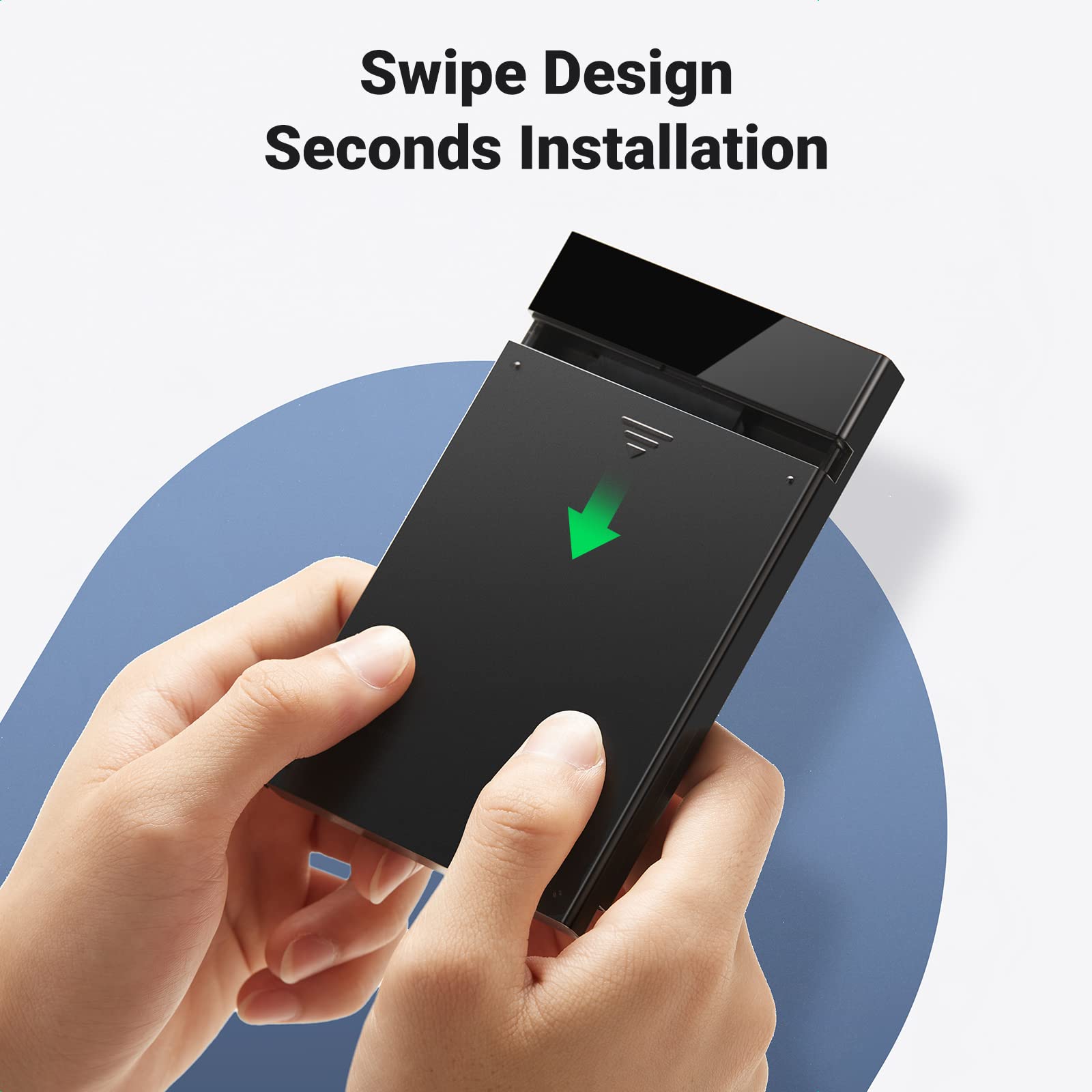 Ugreen 2.5 Hard Drive Enclosure Usb C 3.1 Gen 2 To Sata Iii 6Gbps For Ssd Hdd 9.5 7Mm External Hard Drive Disk Case With Uasp Co