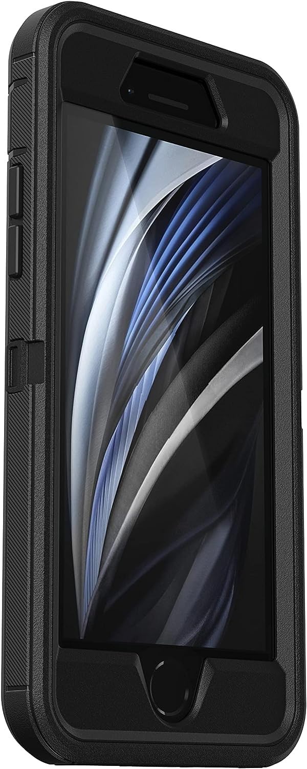 Otterbox Iphone Se 3Rd & 2Nd Gen, Iphone 8 & Iphone 7 (Not Compatible With Plus Sized Models) Defender Series Case   Black, Rugg