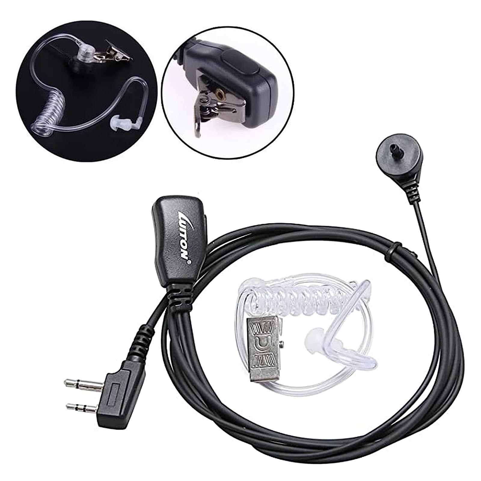 Headsets For Midland Walkie Talkies Midland Earpieces With Mic Security Headsets For Midland Two Way Radios Compatible With Midland Gxt1000Vp4 Lxt600Vp3 Gxt1050Vp4 Gxt1000Xb Lxt500Vp3 Etc (10 Pack)