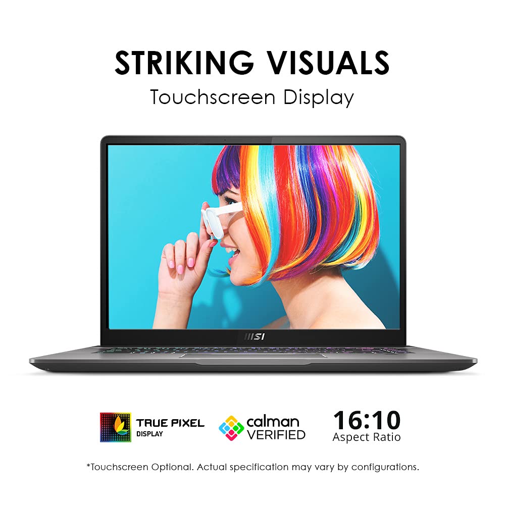 Msi Creator Z16 Professional Laptop: 16'' Qhd+ 16:10 120Hz Touch Display, Intel Core I9 11900H, Nvidia Geforce Rtx 3060, 32Gb Ra