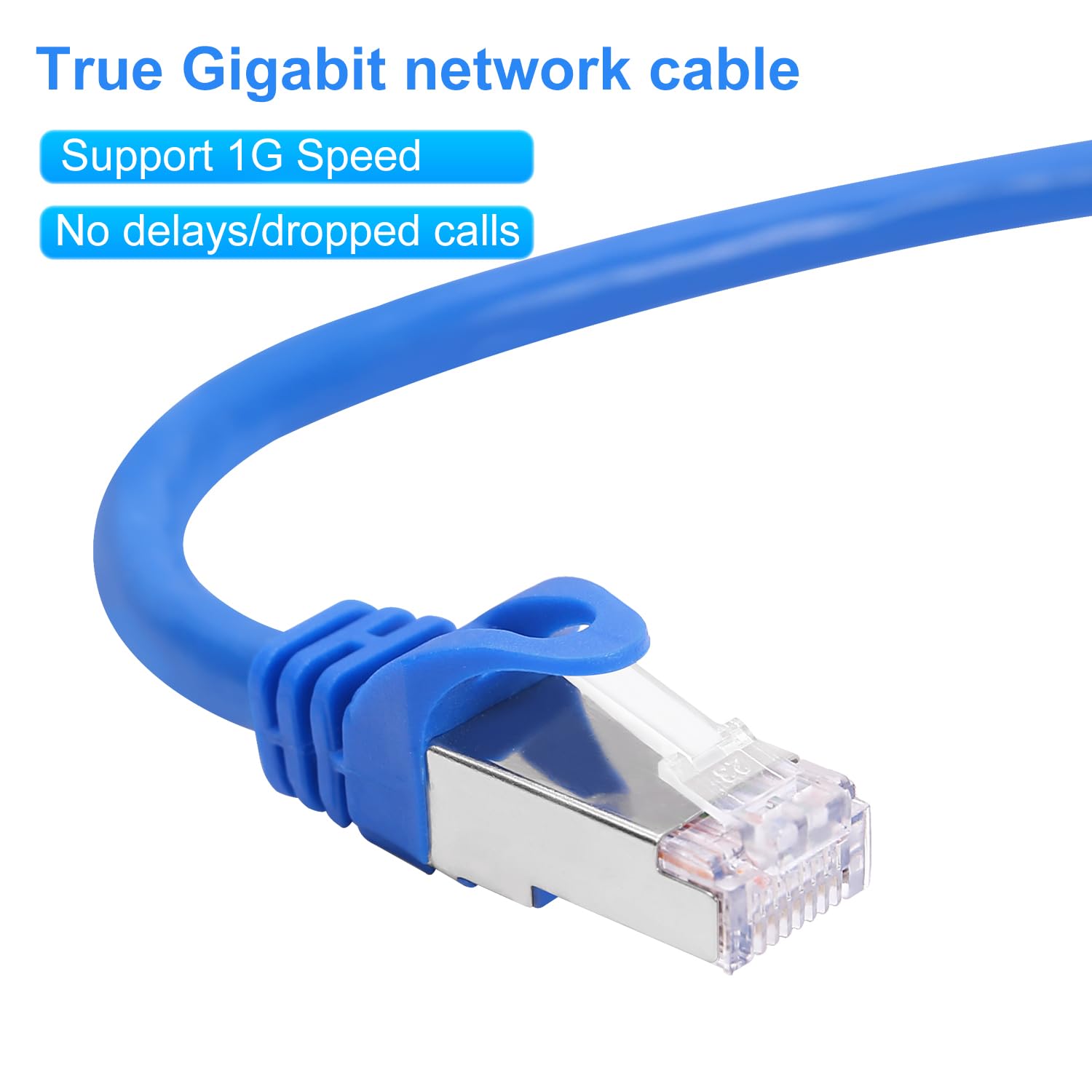 Avesview Cat 6 Shielded Ethernet Cable 100 Ft, Indoor High Speed (Sftp) 10Gbps Snagless Shielded 100Ft Ethernet Cable For Intern