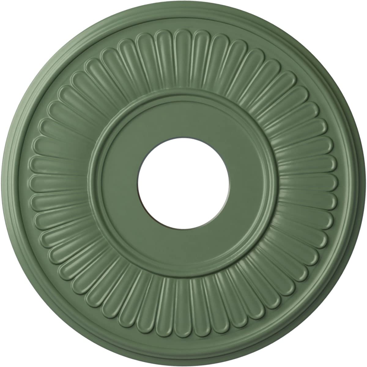 15 3/4OD x 3 7/8ID x 3/4P Berkshire Ceiling Medallion (Fits Canopies up to 7), Hand-Painted Athenian Green