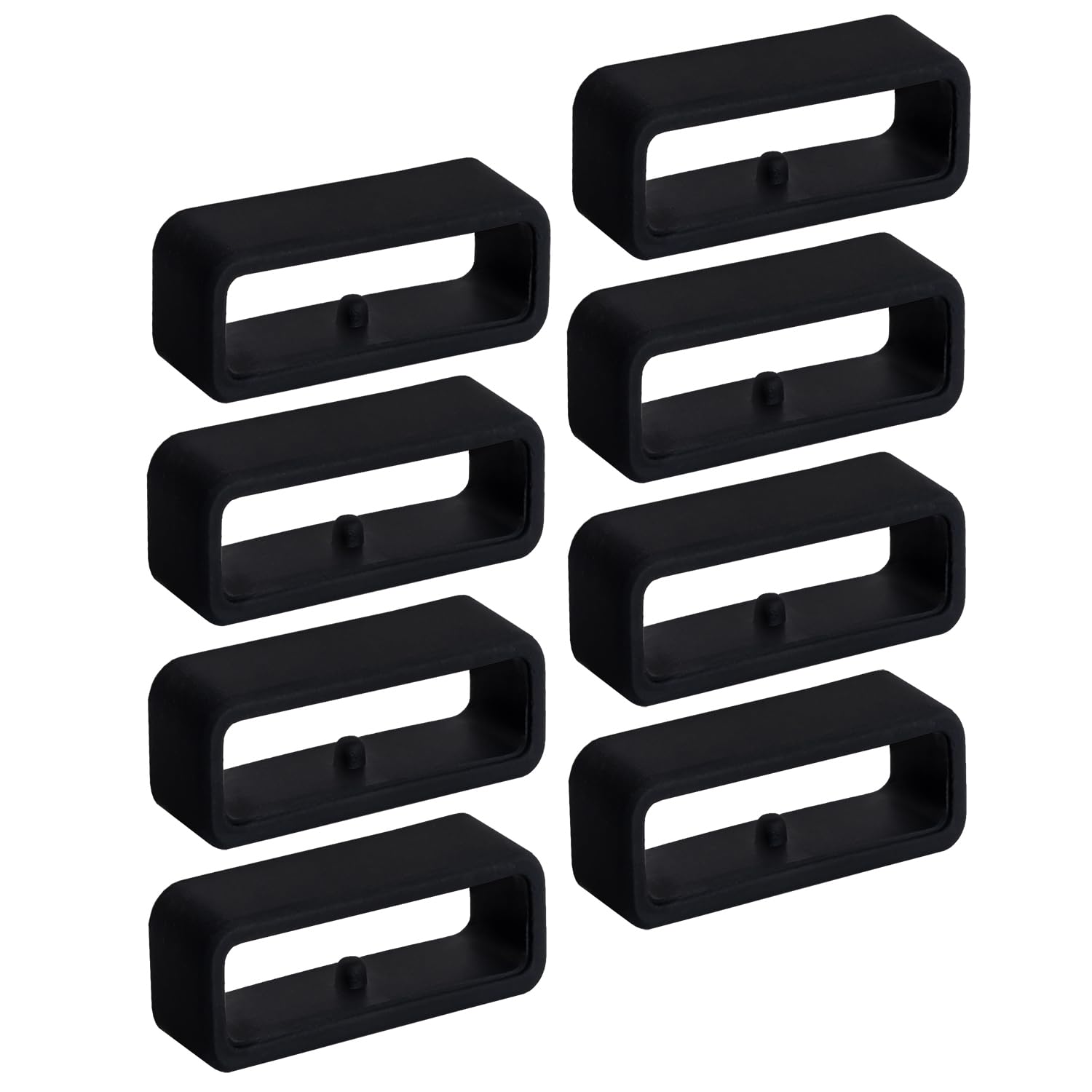 Magic Band Protectors | Black Color Smart Watch Security Bands | Fit For 18Mm | Made For Fitbit Charge, Charge Hr, Garmin Vivofi