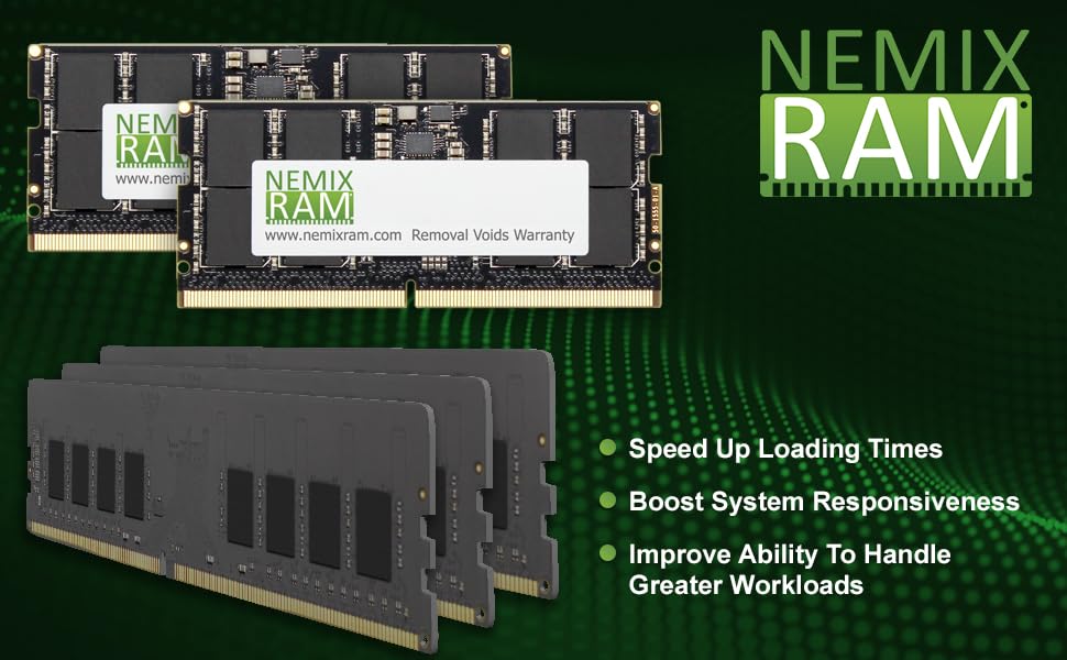 Nemix Ram 16Gb (1X16Gb) Ddr5 5600Mhz Pc5 44800 1Rx8 1.1V Cl46 262 Pin Non Ecc Sodimm Laptop Pc Memory Compatible With Samsung M425R2Ga3Bb0 Cwm