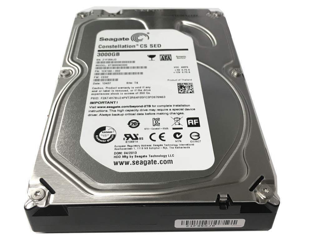 Seagate Enterprise Value HDD   Cloud Storage   3 TB 7200RPM 6Gb/s 64 MB Cache 3.5 Inch Internal Bare Drive (ST3000NC000)