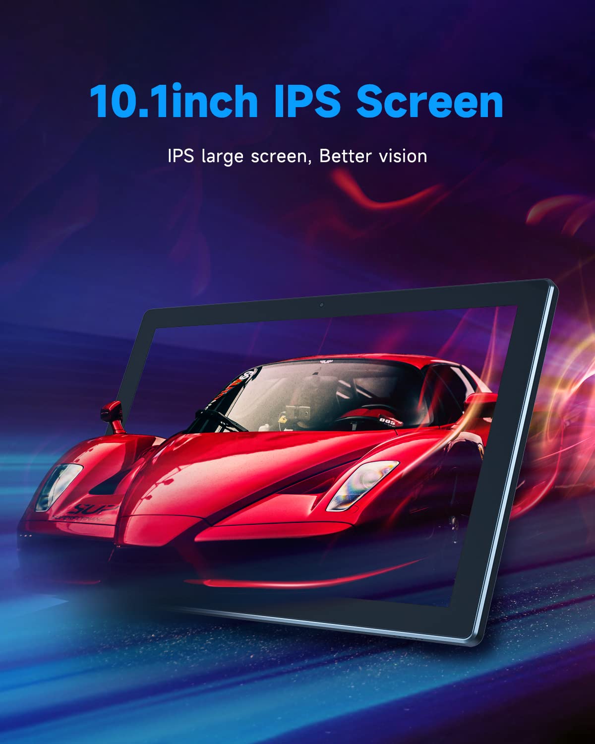 2 In 1 Tablet, 10 Inch Android 13 Tablet With Keyboard, 8Gb Ram+64Gb Rom+512Gb Expandable Computer Tablets Pc, Ips Screen, 2+8Mp
