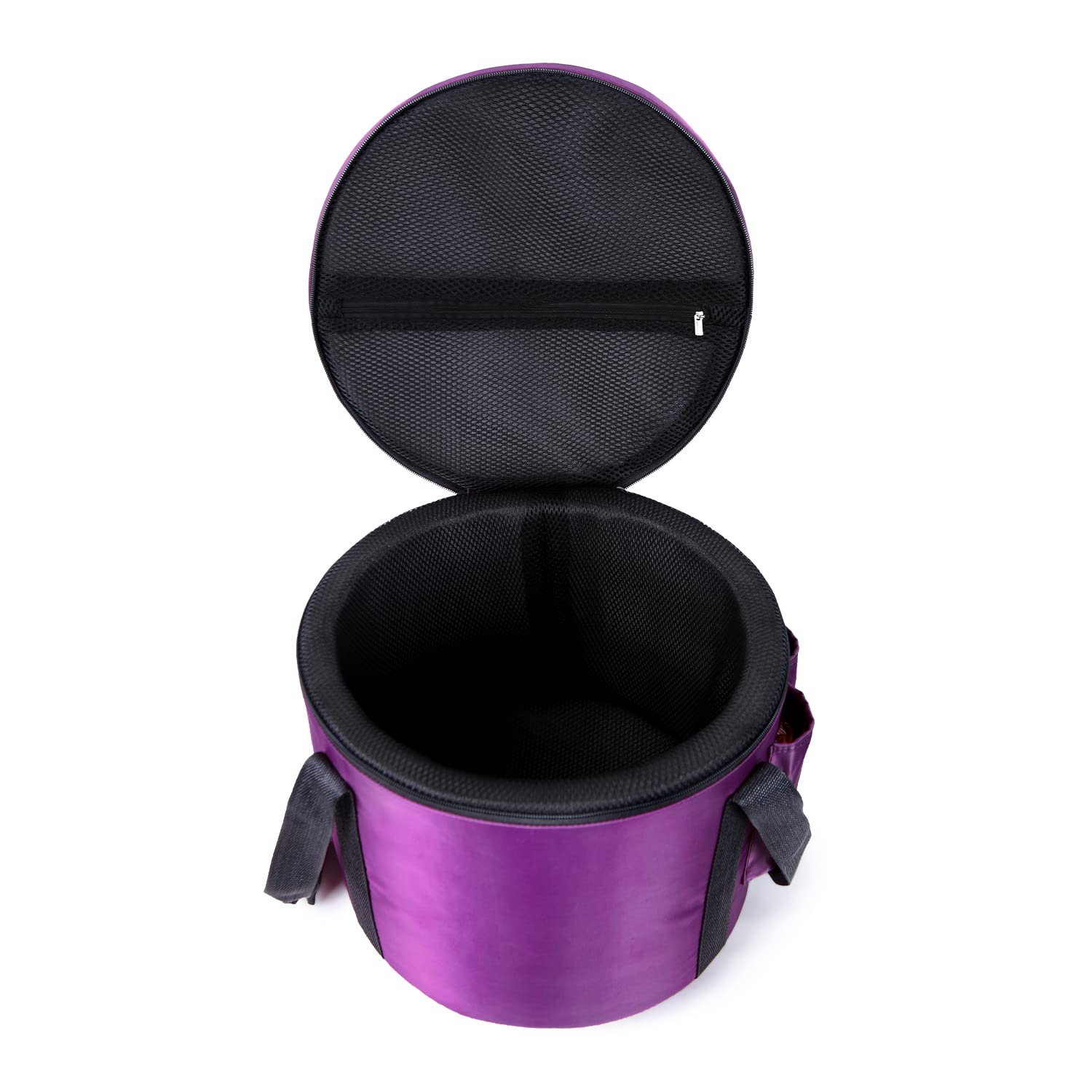 Kvka 8 Inch A Note Third Eye Chakra Rianbow Color Frosted Quartz Crystal Singing Bowl,Suede Stiker,Carrying Case