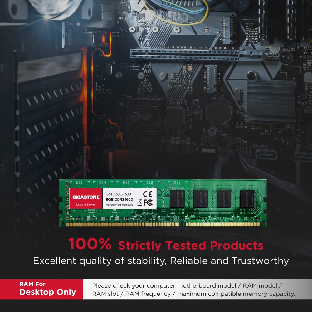 ?Ddr3 Ram? Gigastone 32Gb Kit (4X8Gb) Ddr3/Ddr3L 1600Mhz (1333Mhz) Pc3-12800 (Pc3-10600) Cl11 1.35V/1.5V 2Rx8 Udimm 240 Pin Unbu