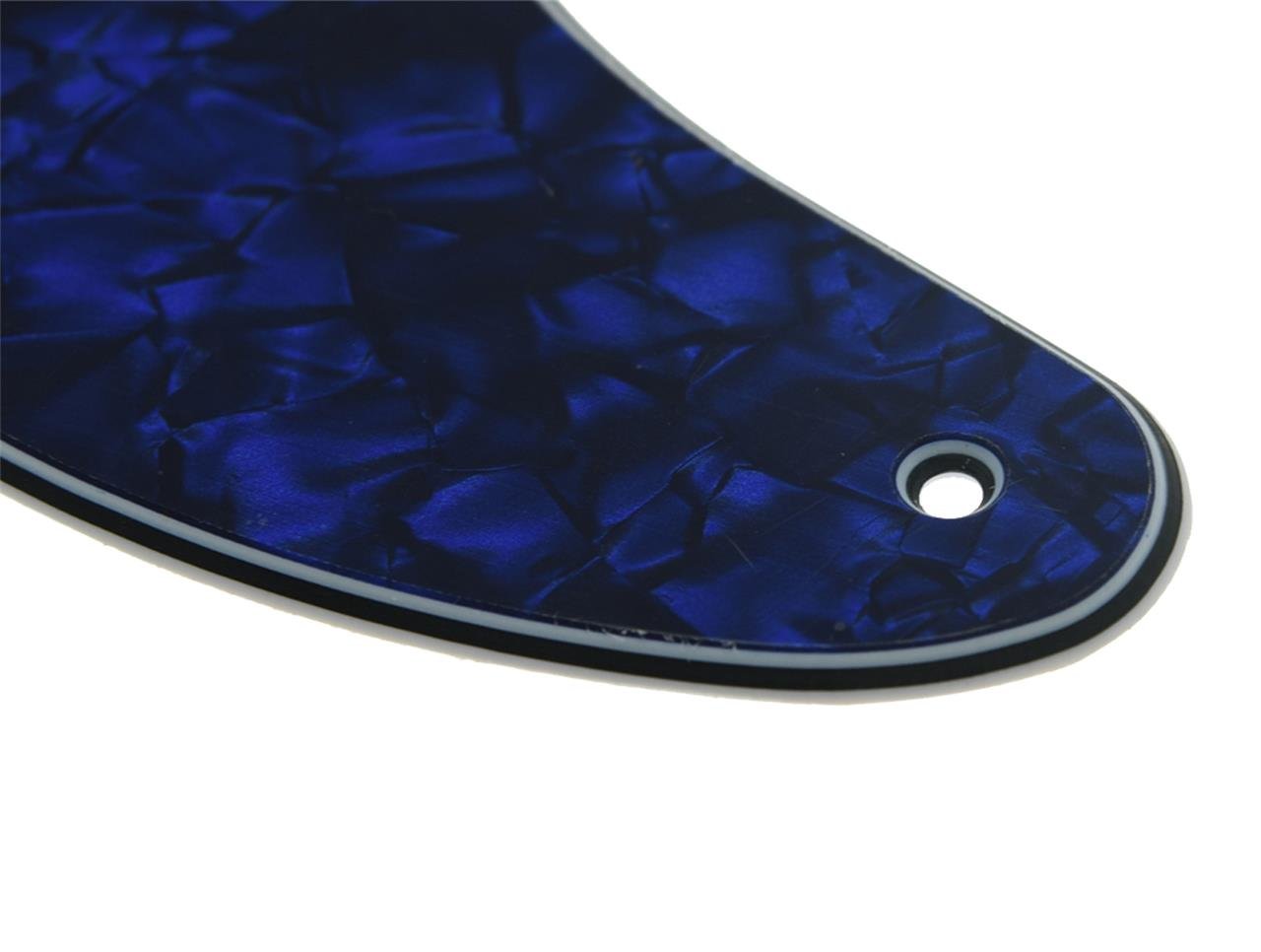 Kaish 8 Hole Tele Style Pickguard Tl Guitar Pick Guard Scratch Plate For Tele/Telecaster Blue Pearl